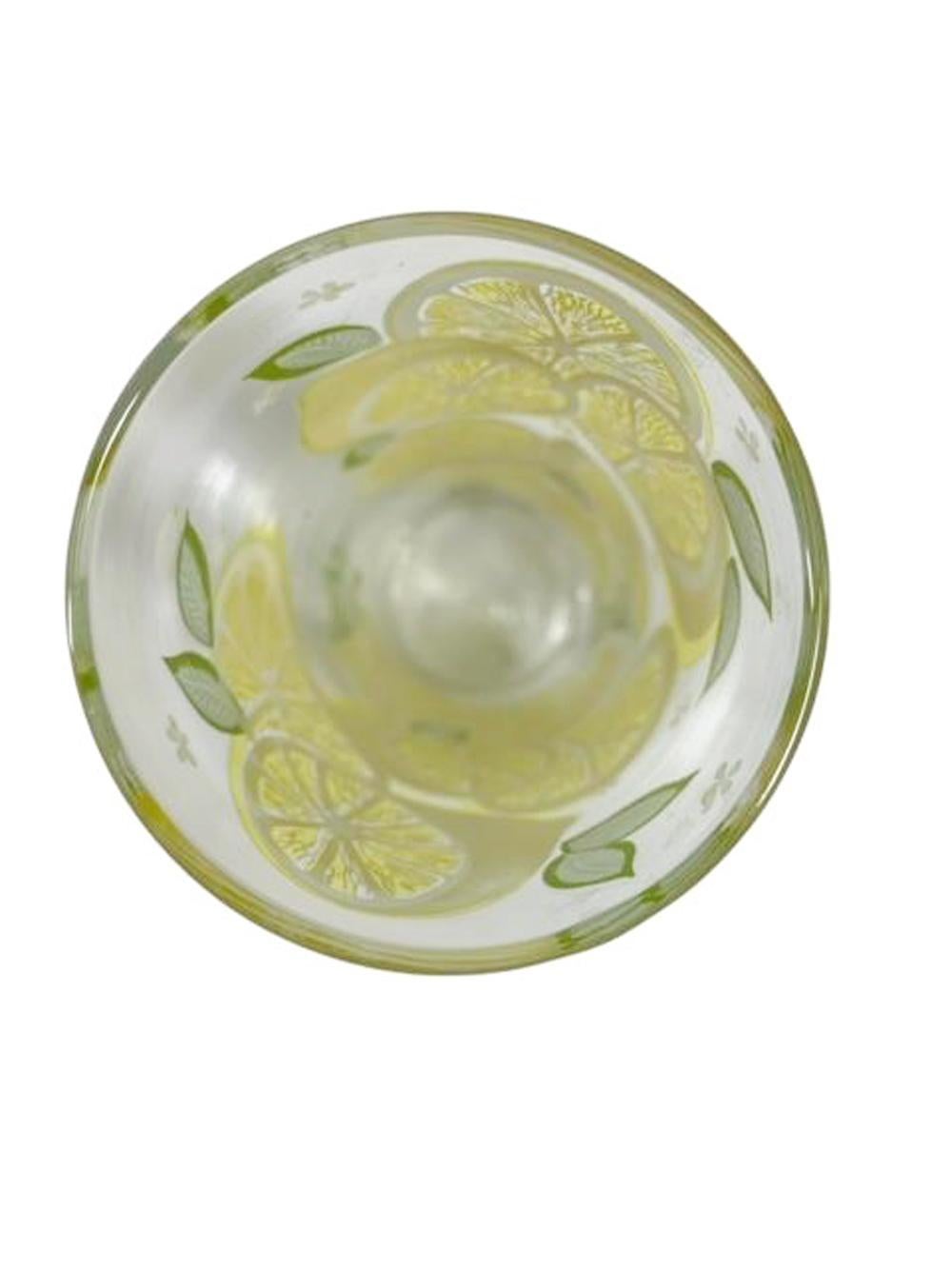 Set of eight Tom Collins glasses by Culver in the 