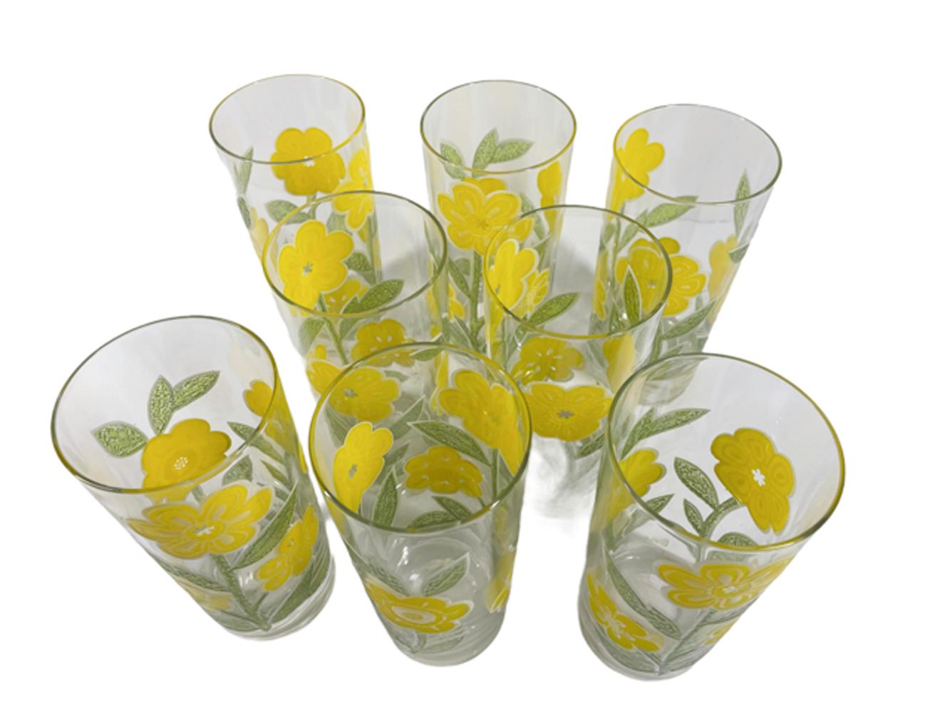 Eight Culver, LTD Mid-Century Highball Glasses in the 