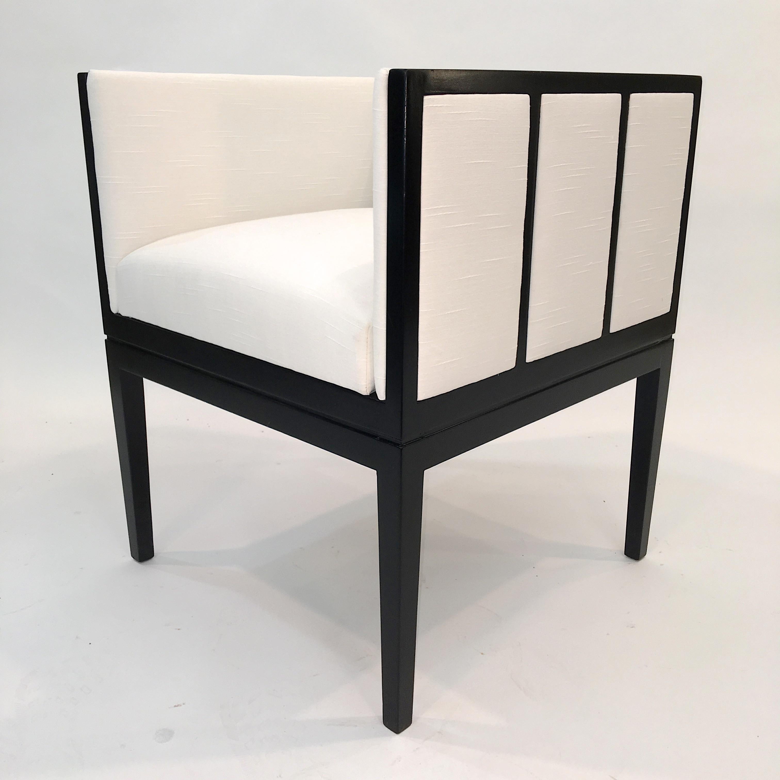 Eight Custom Dining Chairs by Juan Montoya For Sale 5