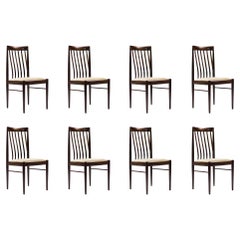 Eight Danish Dining Chairs by H.W. Klein in Mahogany