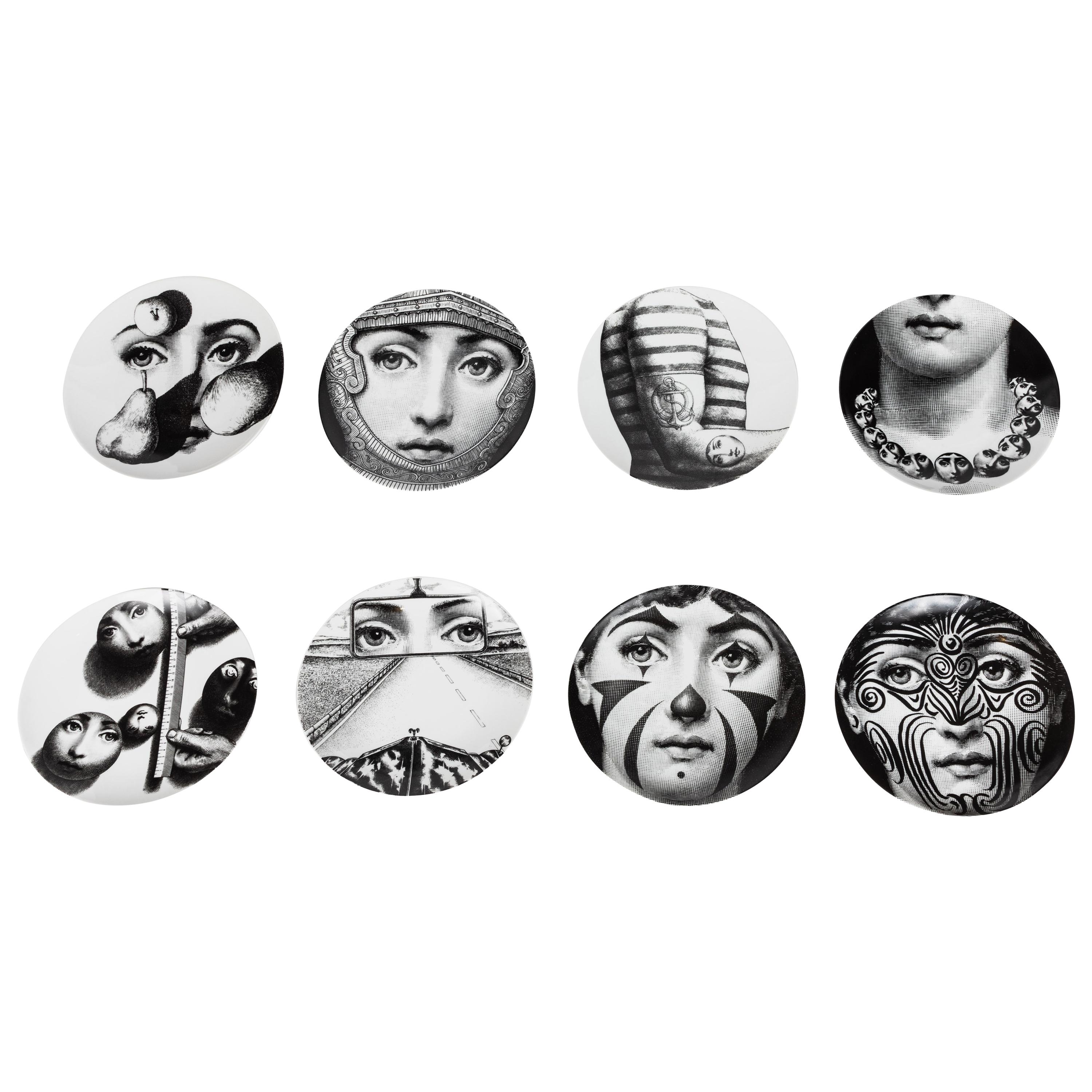 Eight Different Fornasetti Tema e Variazioni Plates, Priced Individually