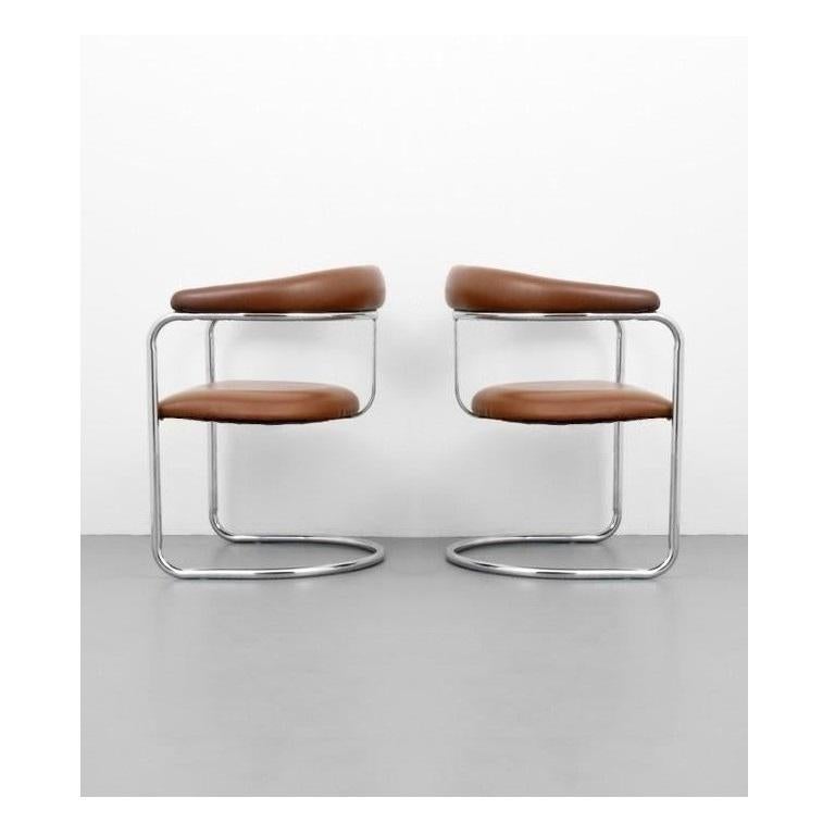 Eight Dining Chairs by Anton Lorenz for Thonet In Good Condition For Sale In Dallas, TX
