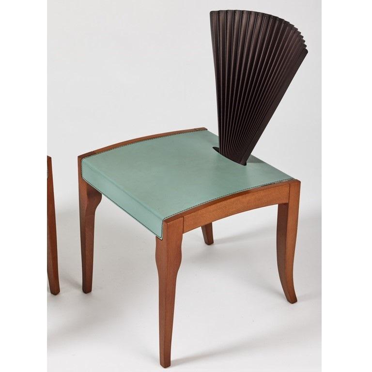 Late 20th Century Eight Dining Chairs by Cattelan Italia For Sale