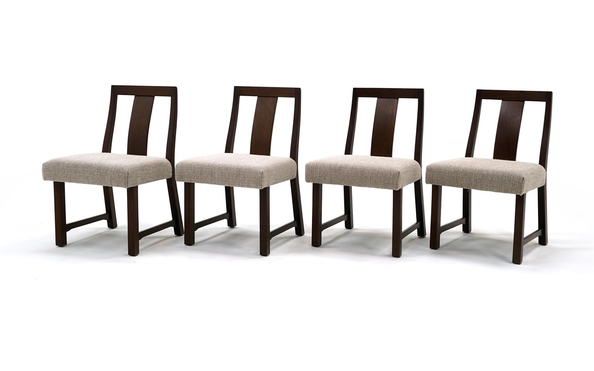 American Eight Dining Chairs by Edward Wormley for Dunbar For Sale