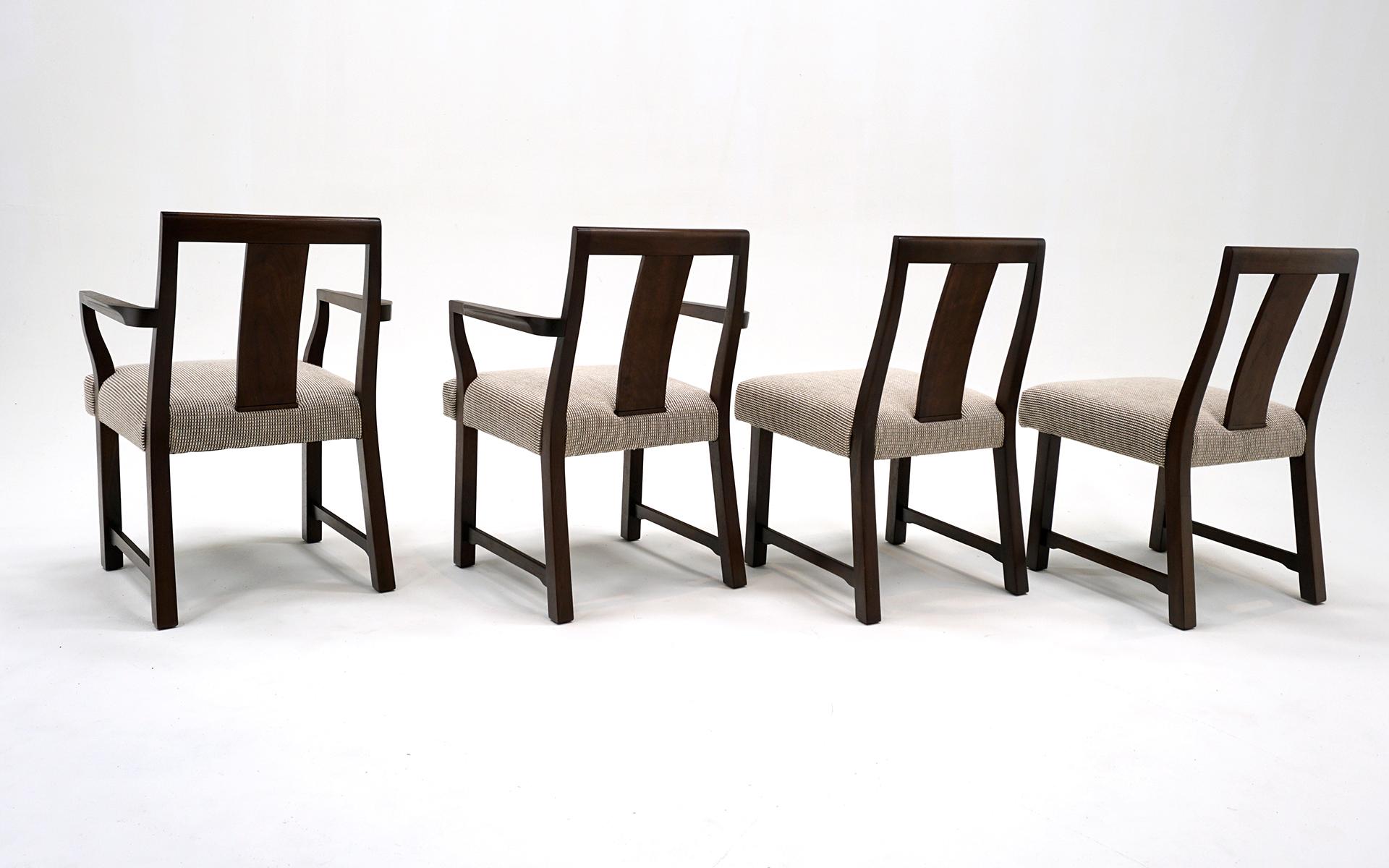 Mid-20th Century Eight Dining Chairs by Edward Wormley for Dunbar For Sale