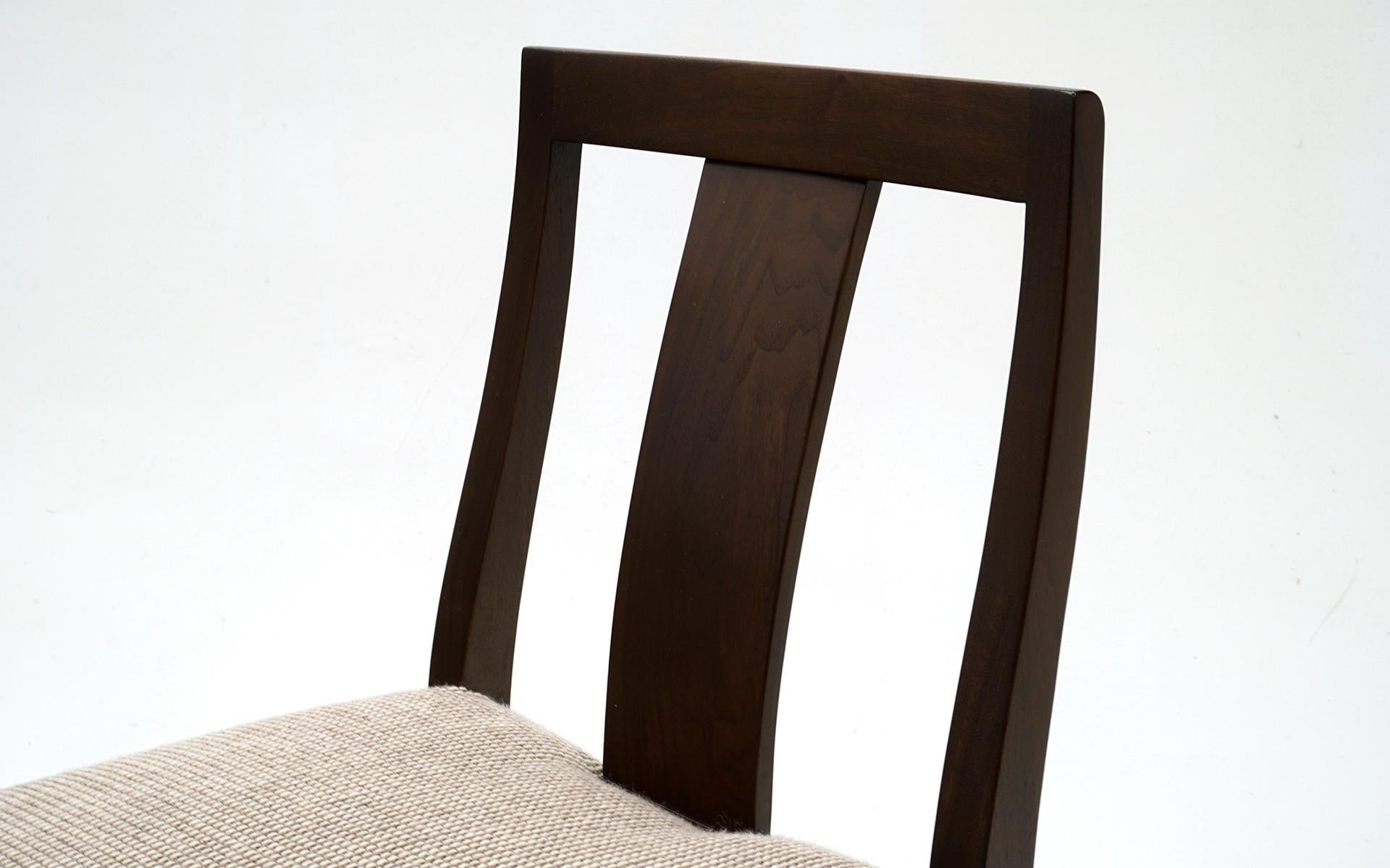 Eight Dining Chairs by Edward Wormley for Dunbar For Sale 1