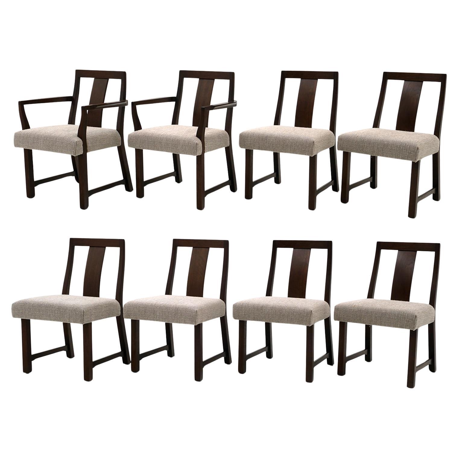 Eight Dining Chairs by Edward Wormley for Dunbar