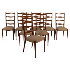 Eight Dining Chairs by Paola Buffa