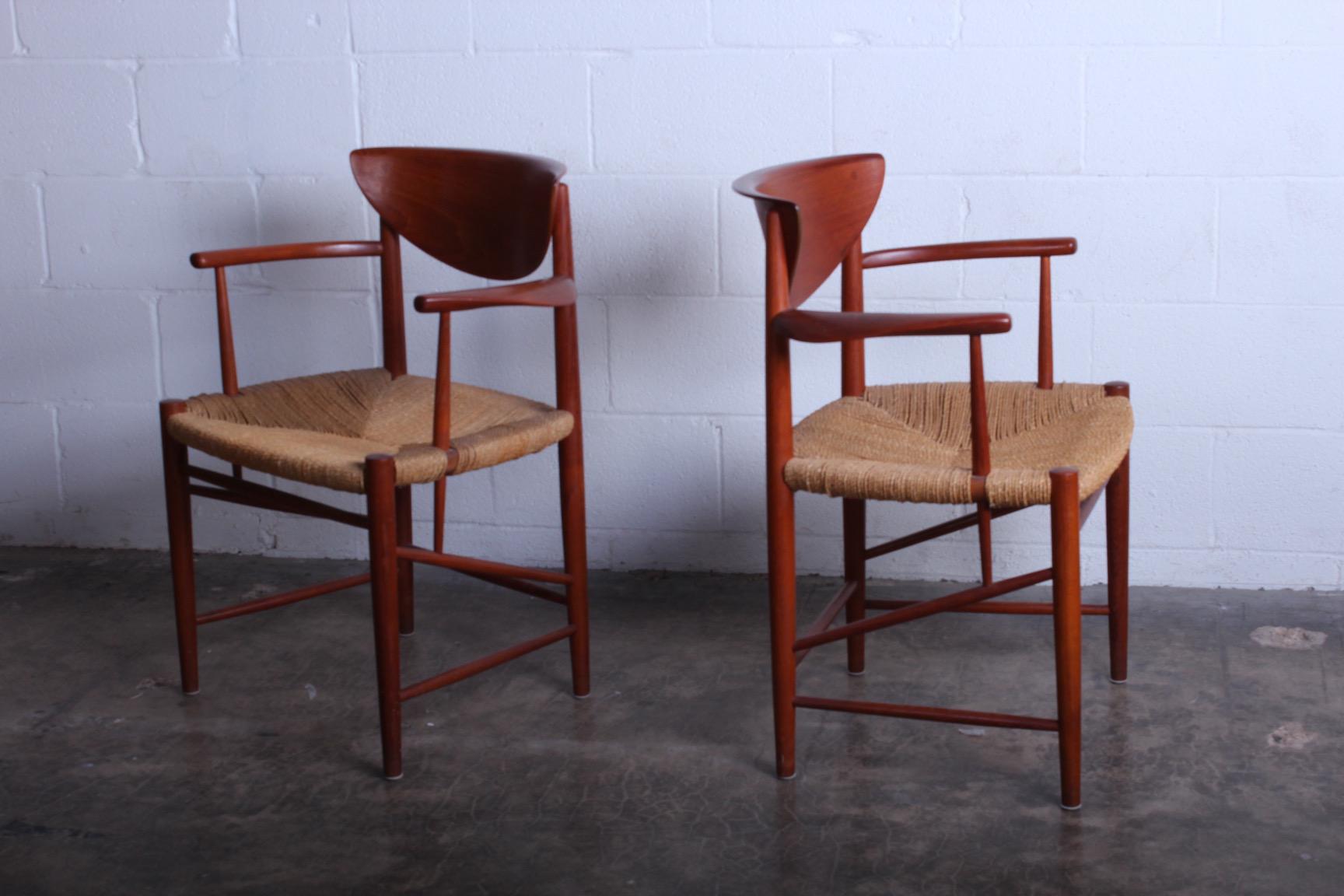 Mid-20th Century Eight Dining Chairs by Peter Hvidt and Orla Mølgaard Nielsen