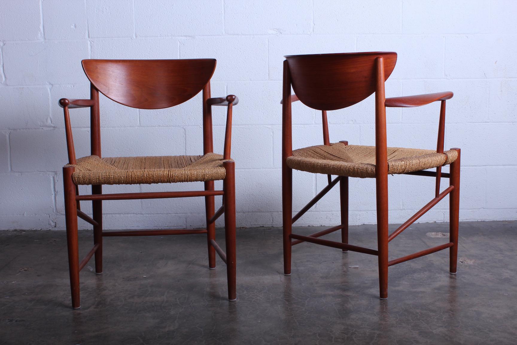 Eight Dining Chairs by Peter Hvidt and Orla Mølgaard Nielsen 4