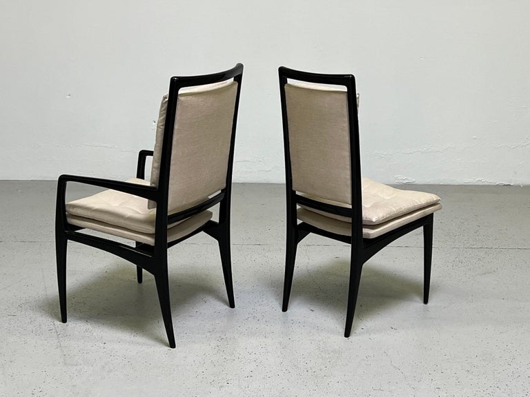 Eight Dining Chairs by Vladimir Kagan For Sale 7