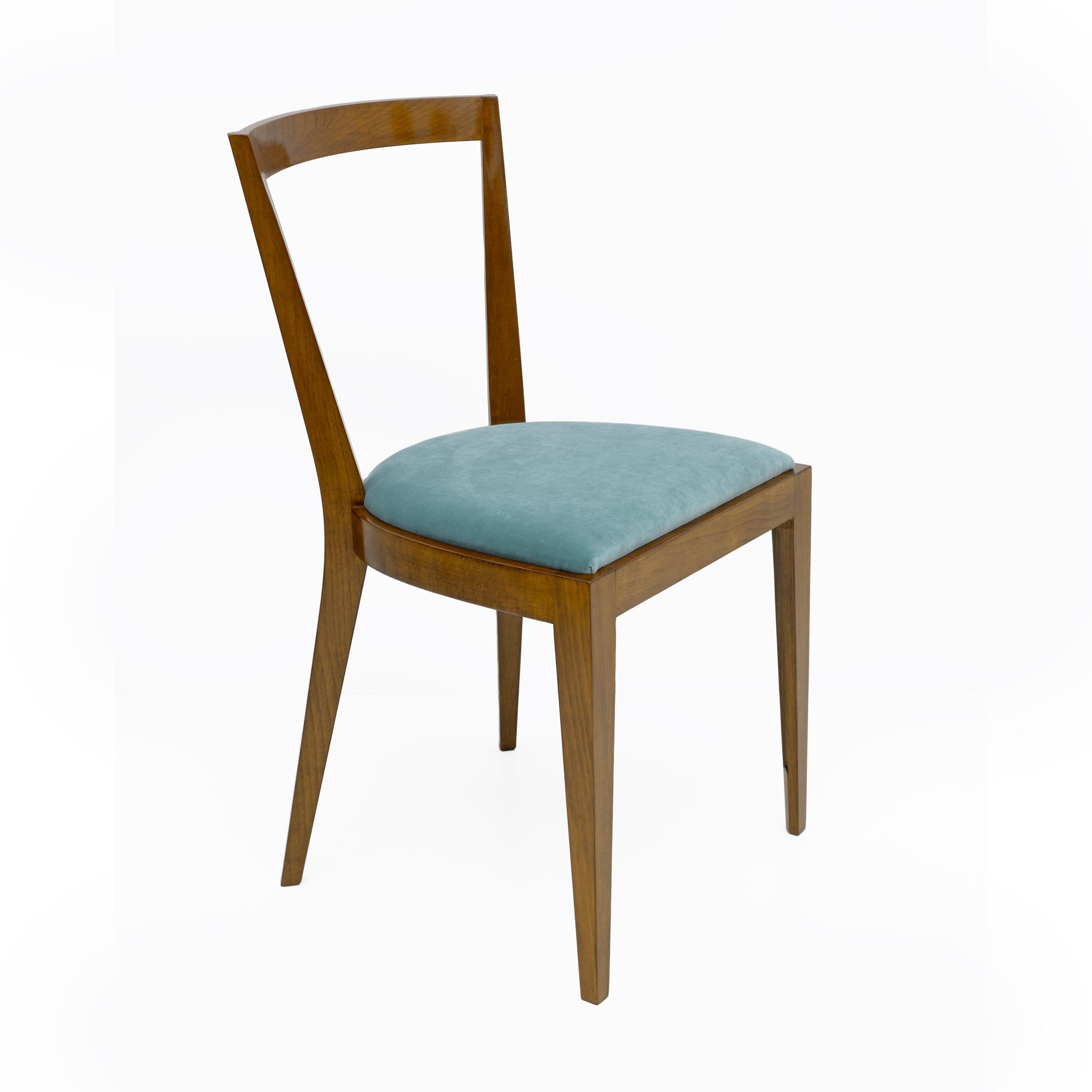 Ocho sillas de comedor PONTI 940 de Gio Ponti para BBB Italia Italiano en venta