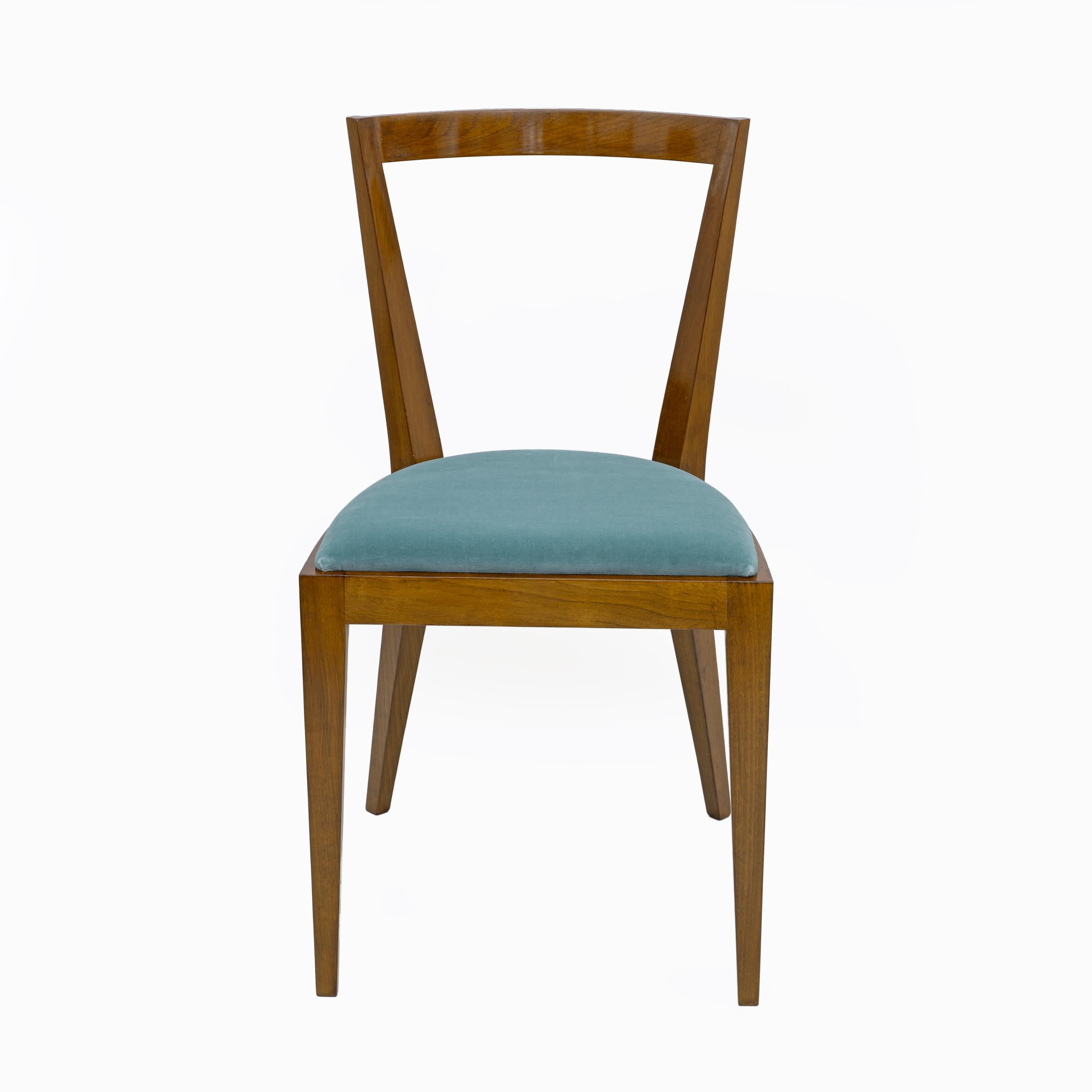 Ocho sillas de comedor PONTI 940 de Gio Ponti para BBB Italia en Bueno estado para la venta en Puglia, Puglia