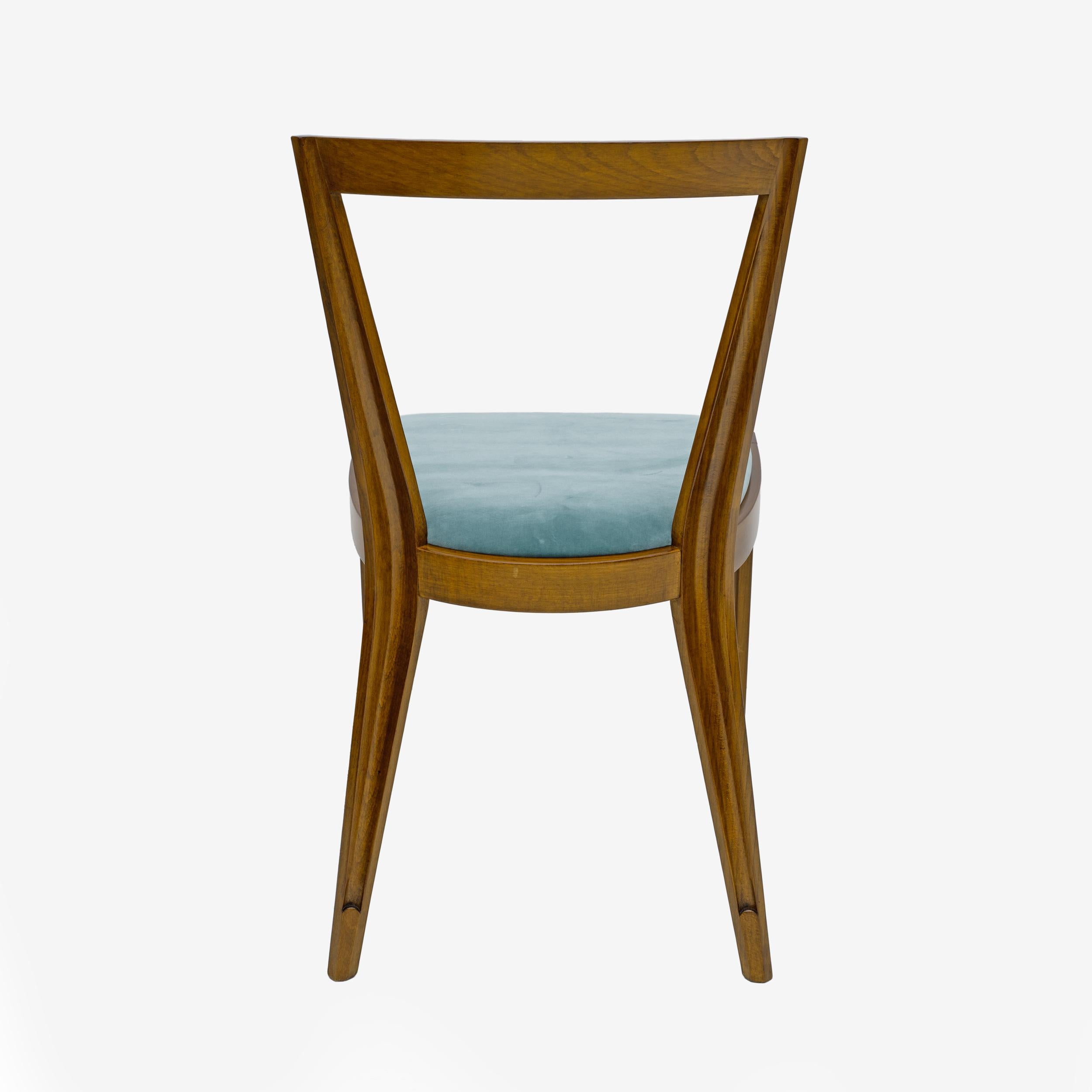Ocho sillas de comedor PONTI 940 de Gio Ponti para BBB Italia en venta 2