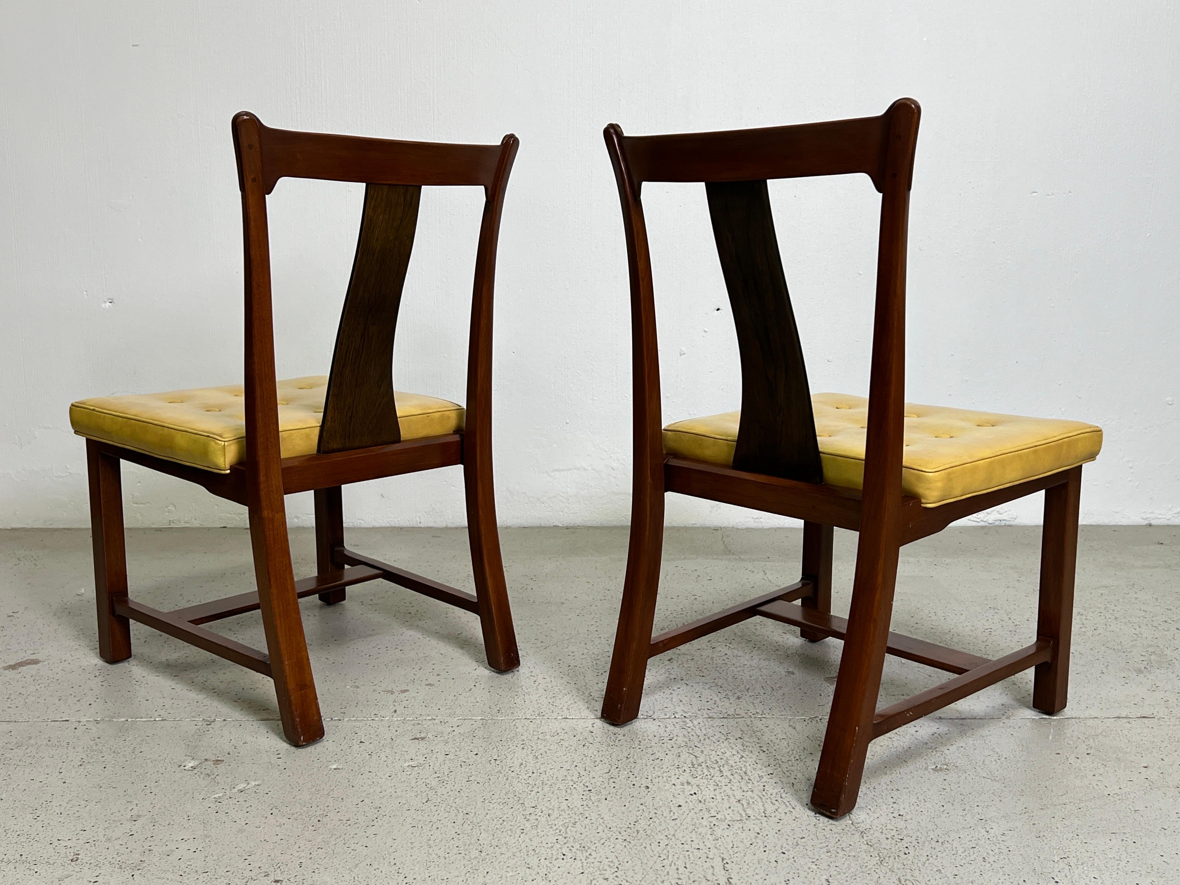 Eight Dunbar Greene & Greene Dining Chairs by Edward Wormley 2