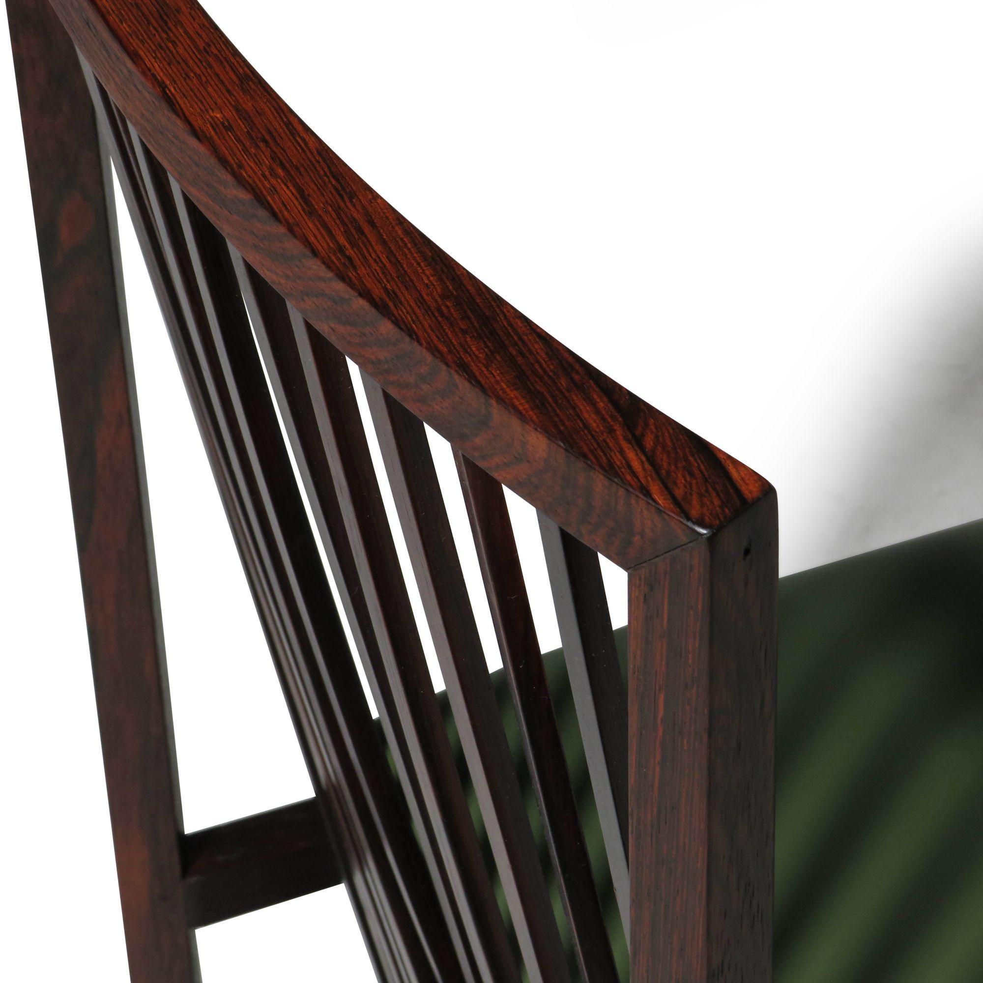Rosewood Eight Estrutural Structural Brazil Modern Chairs For Sale