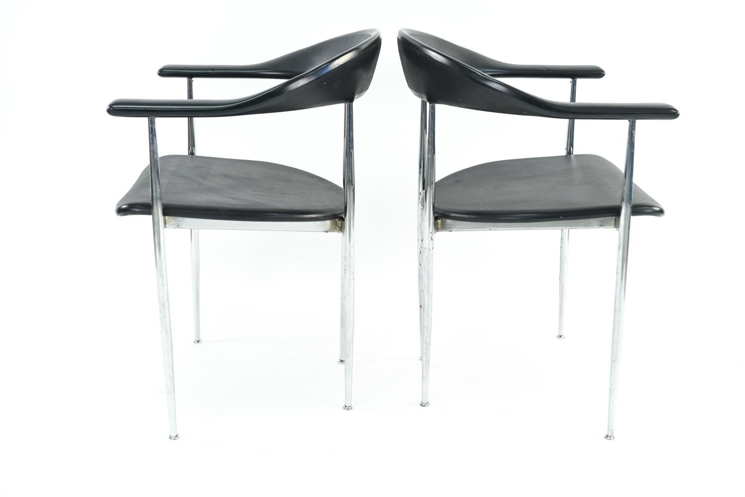 Eight FASEM P40 Dining Chairs by Vegni and Gualtierotti 5