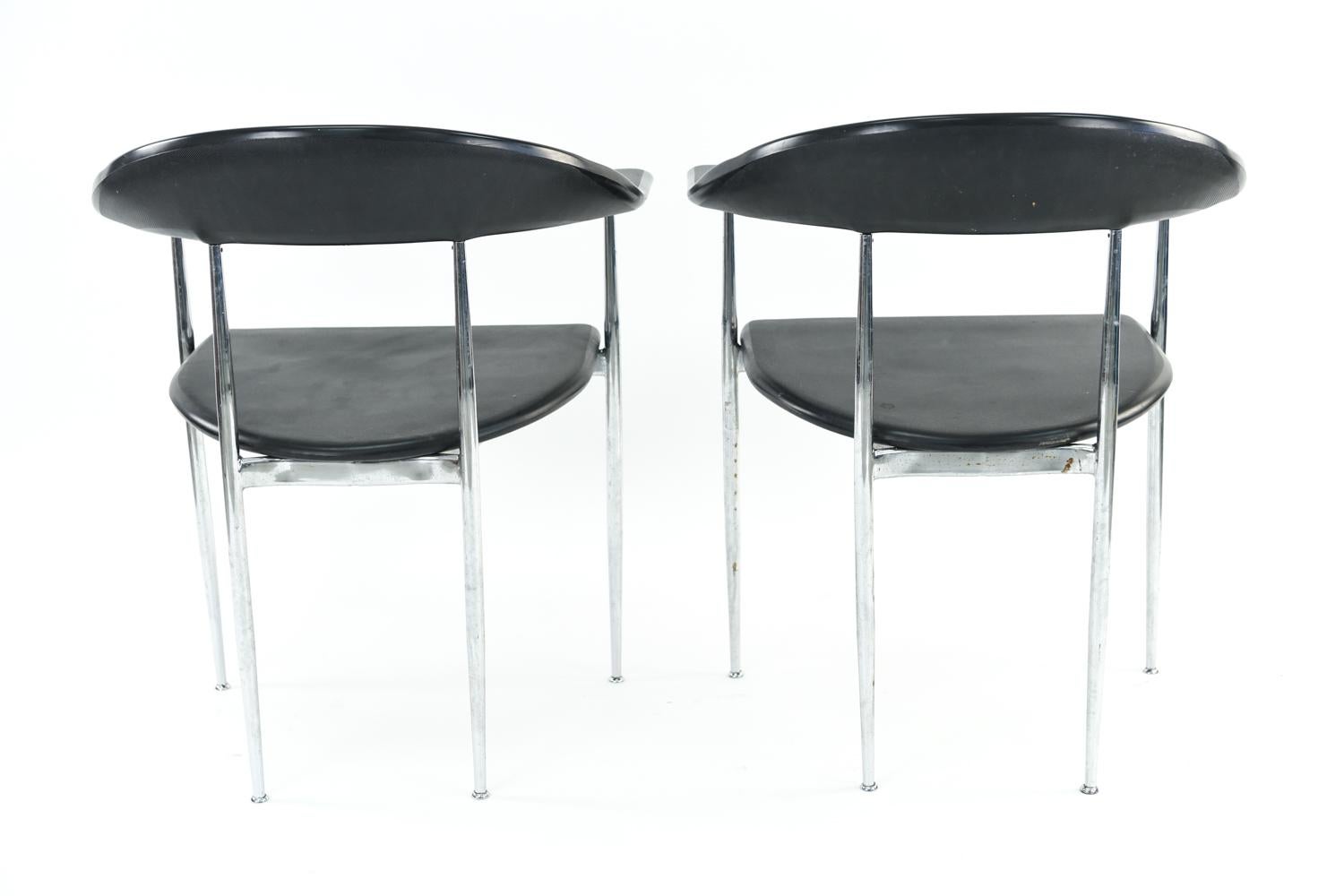 Eight FASEM P40 Dining Chairs by Vegni and Gualtierotti 2