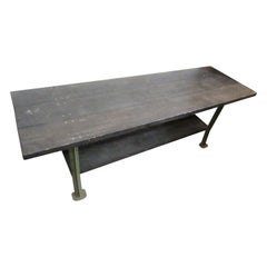 Eight Foot Industrial Kitchen Island/Work Table