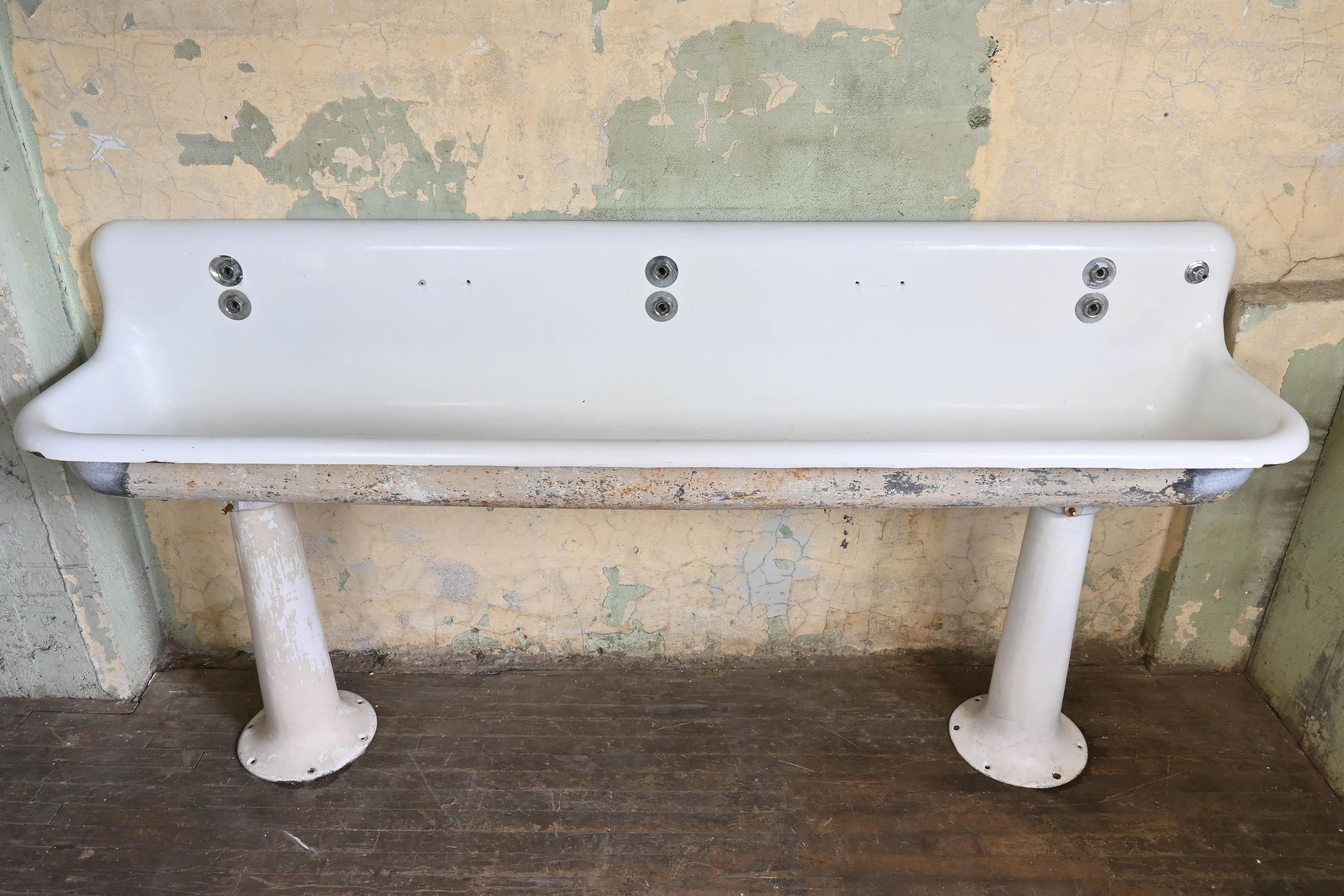 industrial trough sink