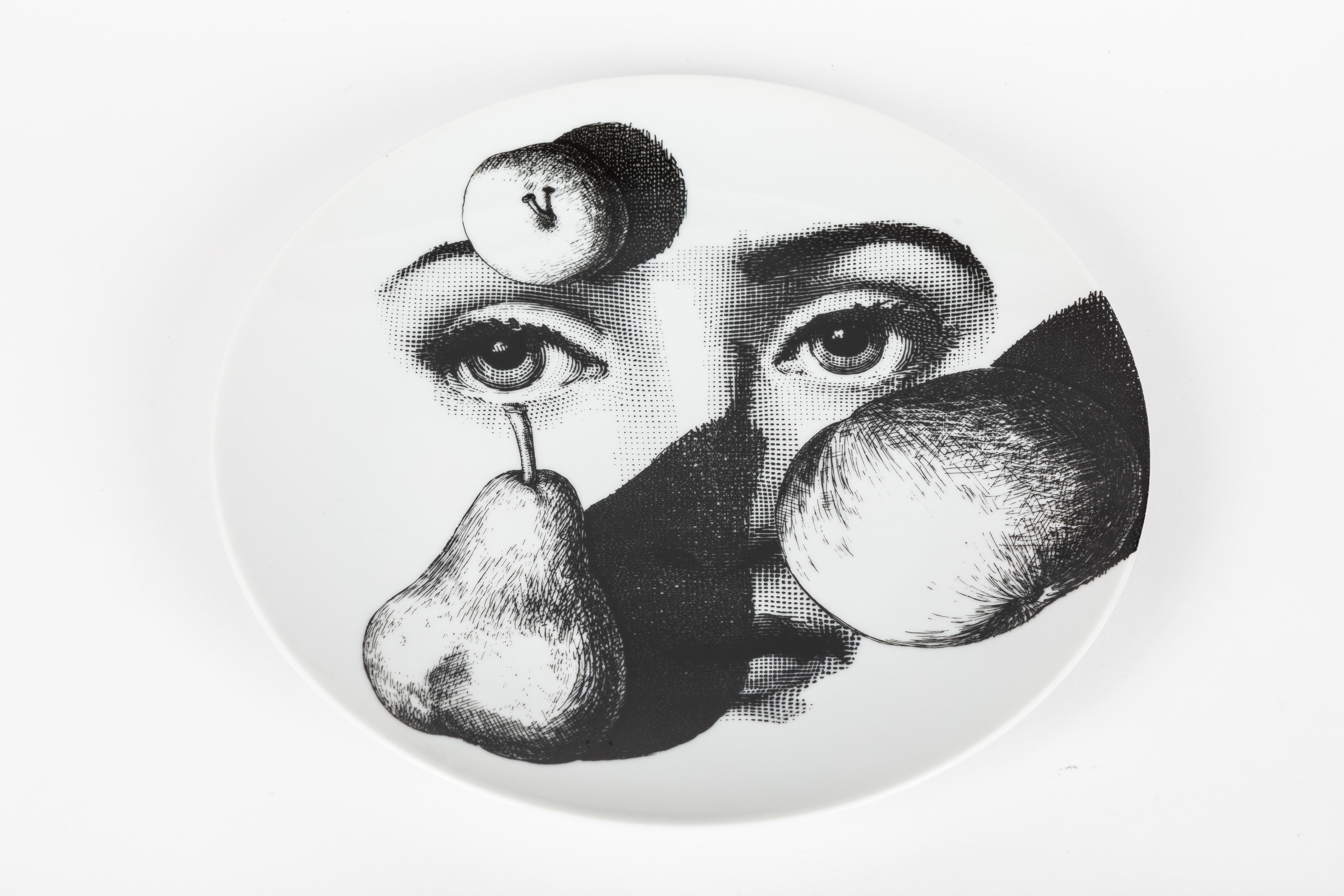 Mid-20th Century Eight Different Fornasetti Tema e Variazioni Plates, Priced Individually