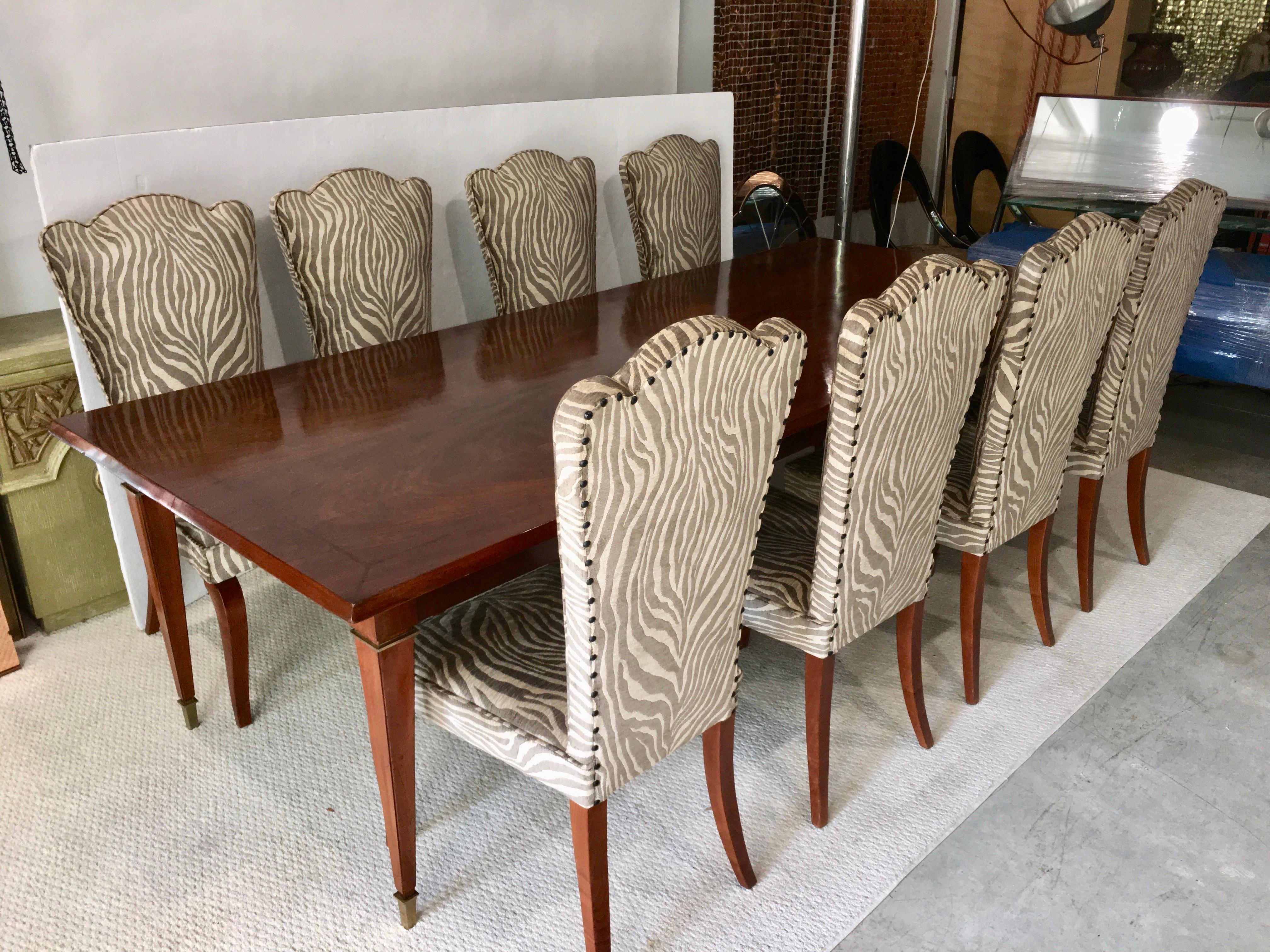 Eight French 1940s Dining Chairs 10