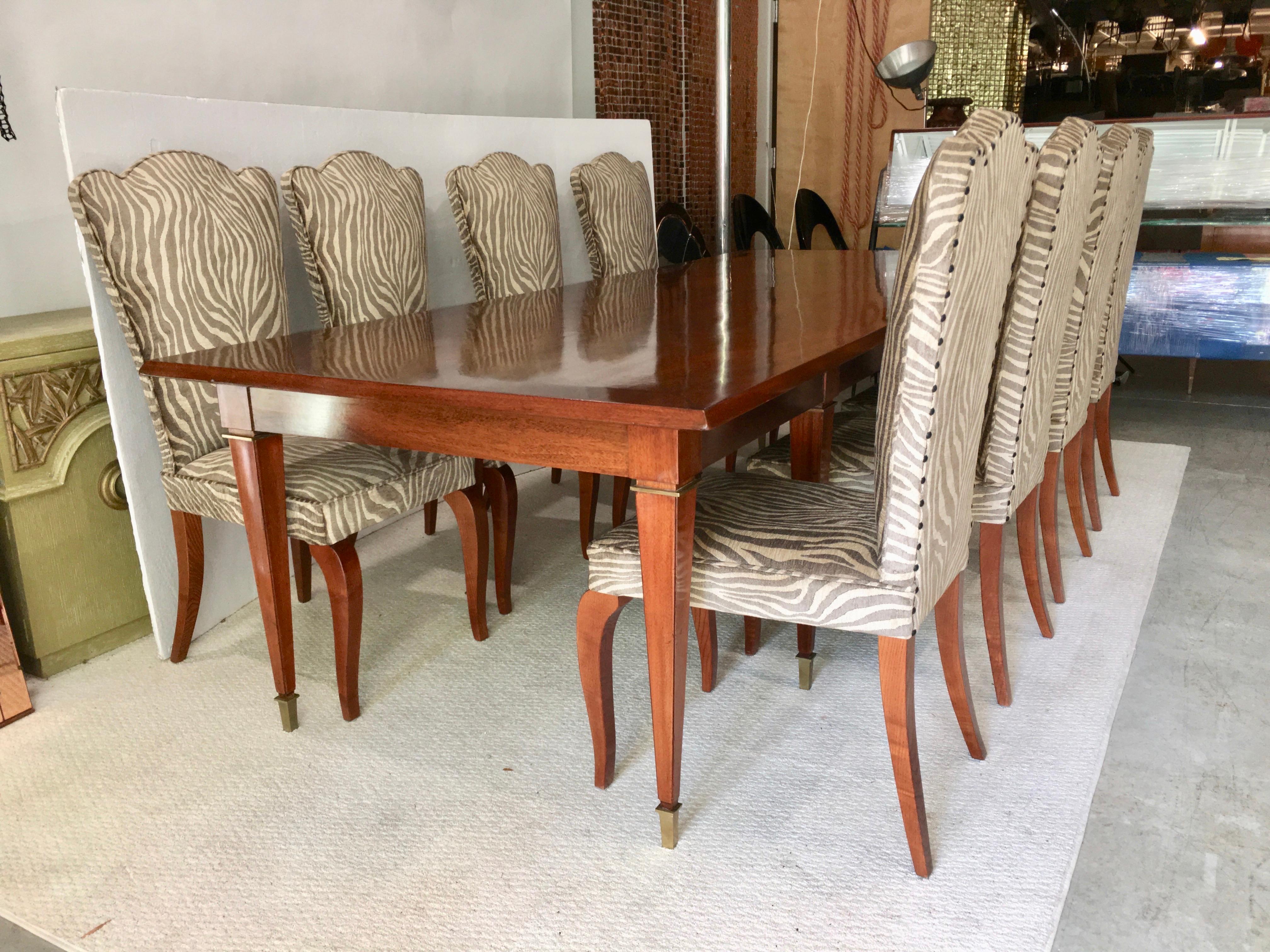 Eight French 1940s Dining Chairs 11