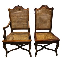 Eight French Country Chairs, Louis XV
