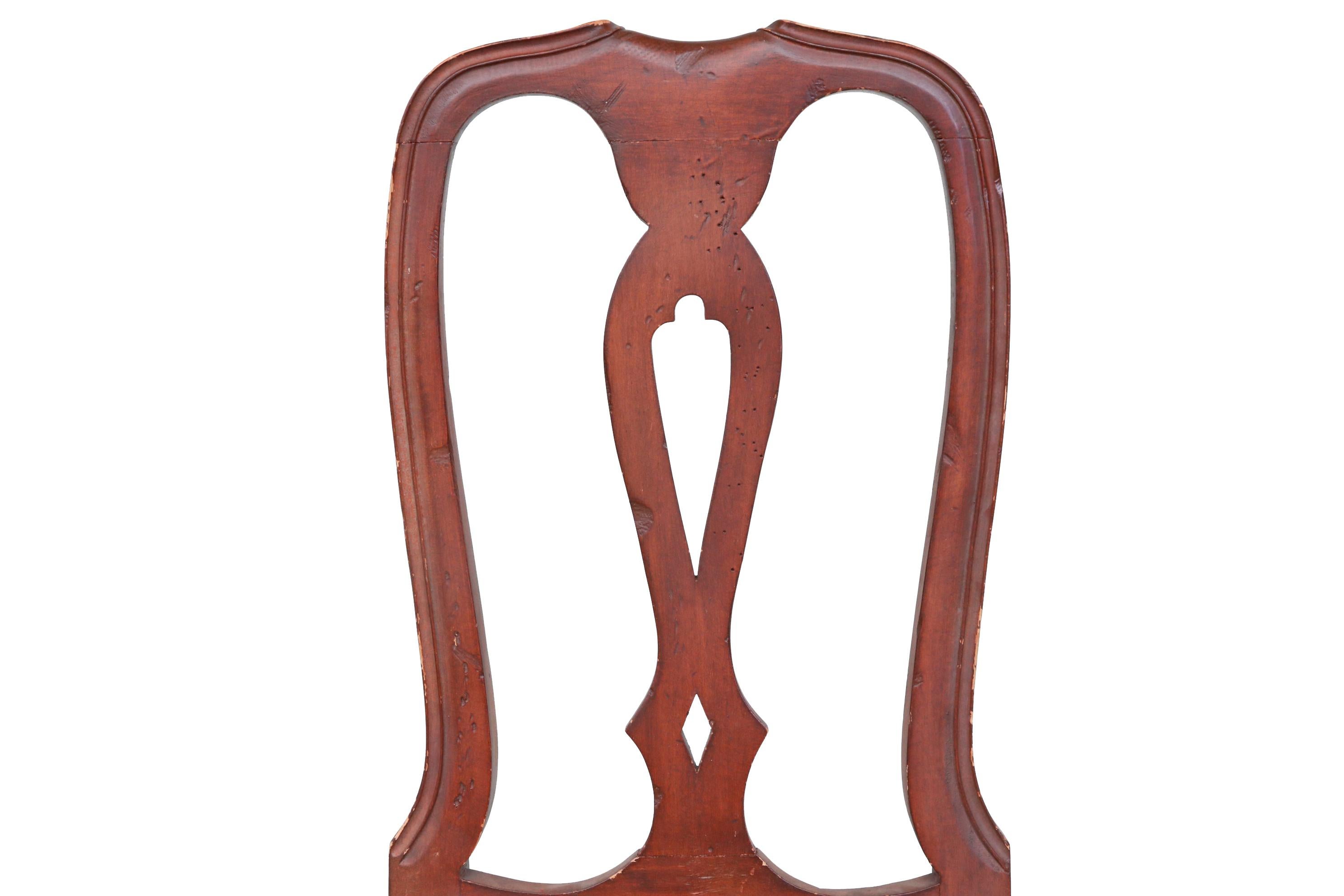 Hand-Carved Eight French Provincial Style Dining Chairs