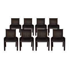 Eight Guido Faleschini Italian “Dilos” Dining Chairs by i4 Mariani for Pace