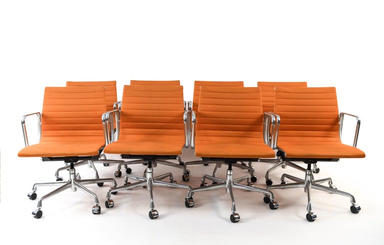 Eight Herman Miller Eames Aluminium Group Management ...