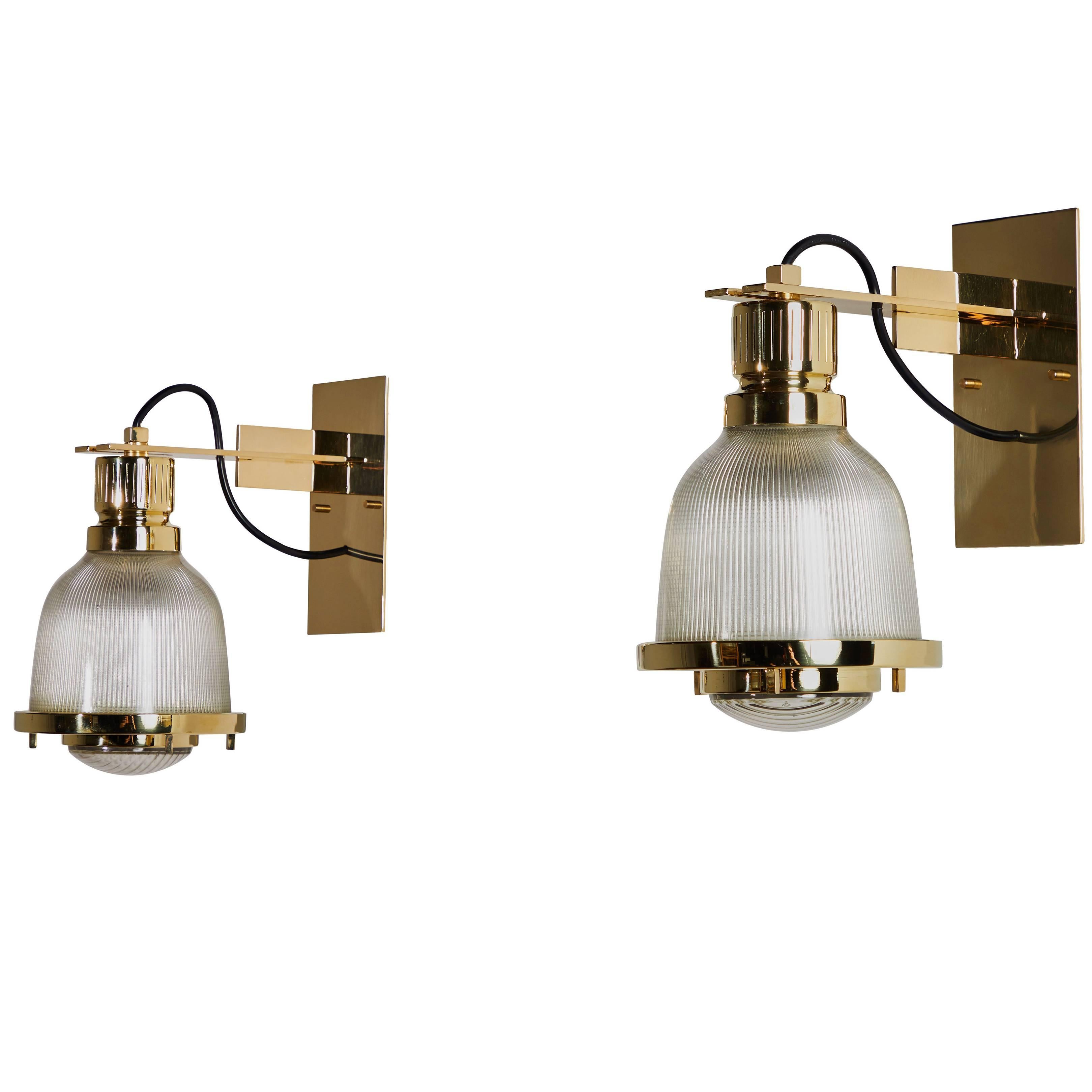 Italian Sconces by Guiseppi Ostuni for Oluce   For Sale