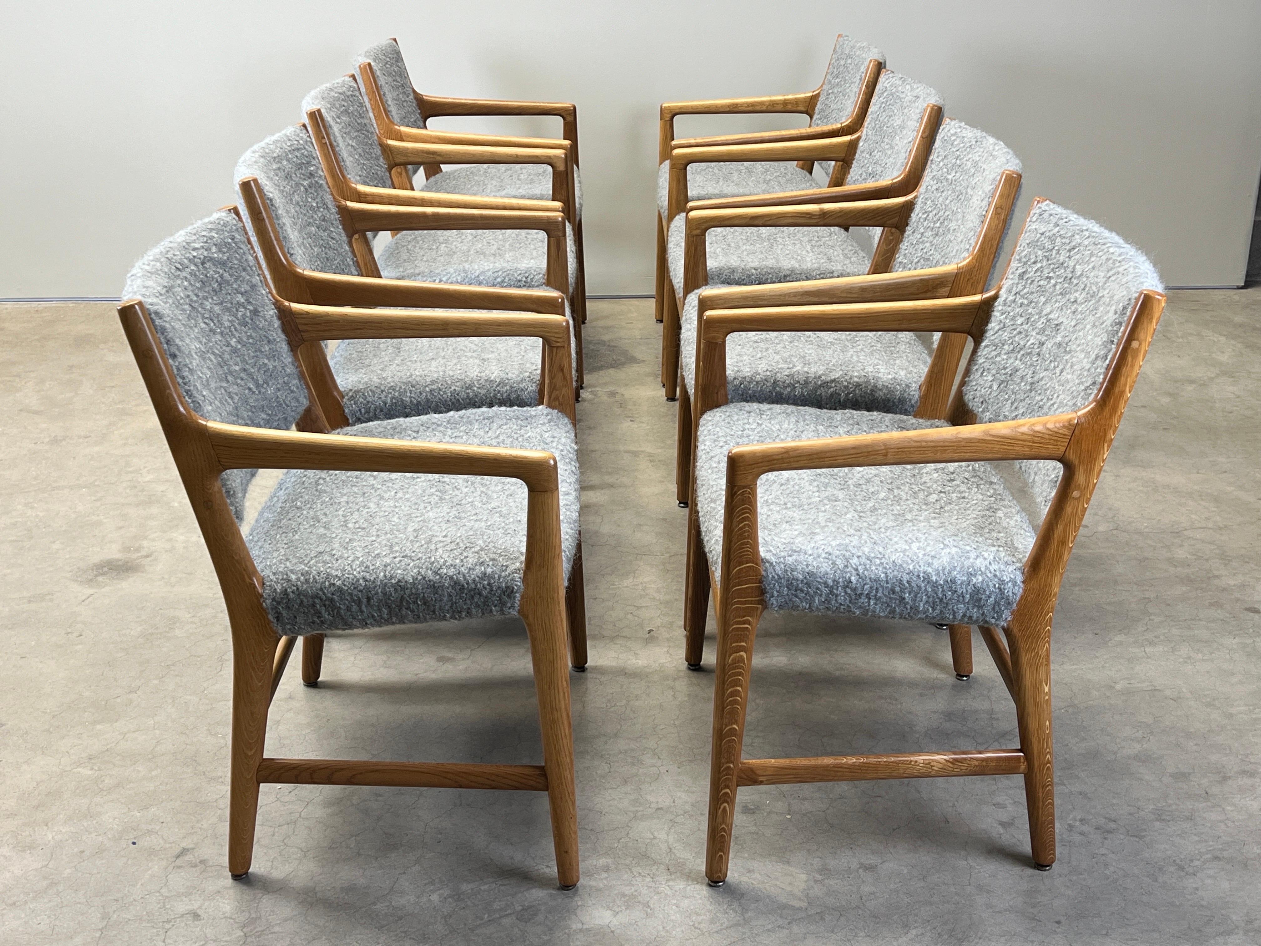 Acht JH507-Sessel von Hans Wegner für Johannes Hansen im Angebot 1