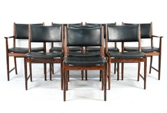 Acht Kai Lyngfeldt Larsen für SW Mobler Side/Dining Chairs