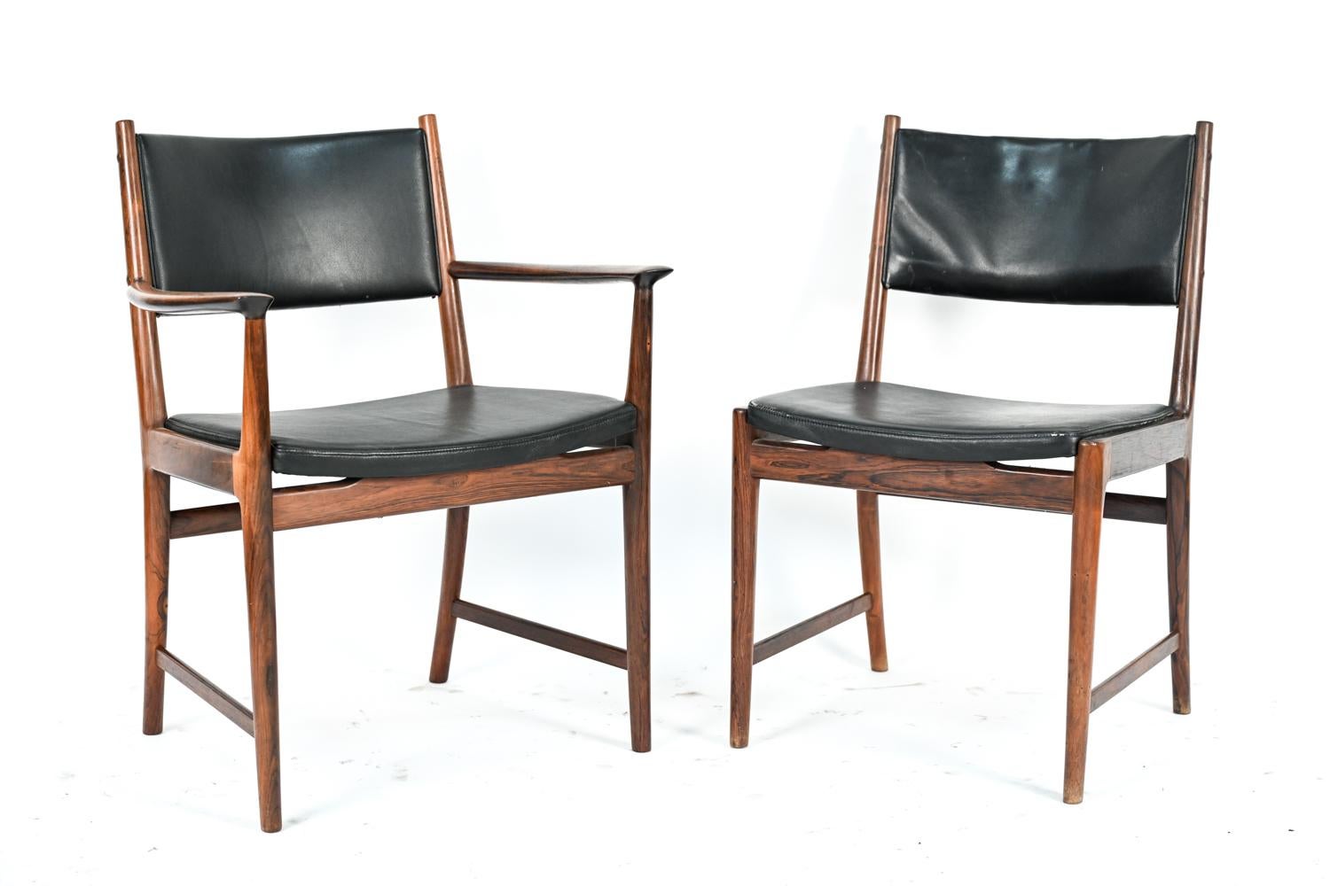 20th Century Eight Kai Lyngfeldt Larsen for SW Mobler Side/Dining Chairs