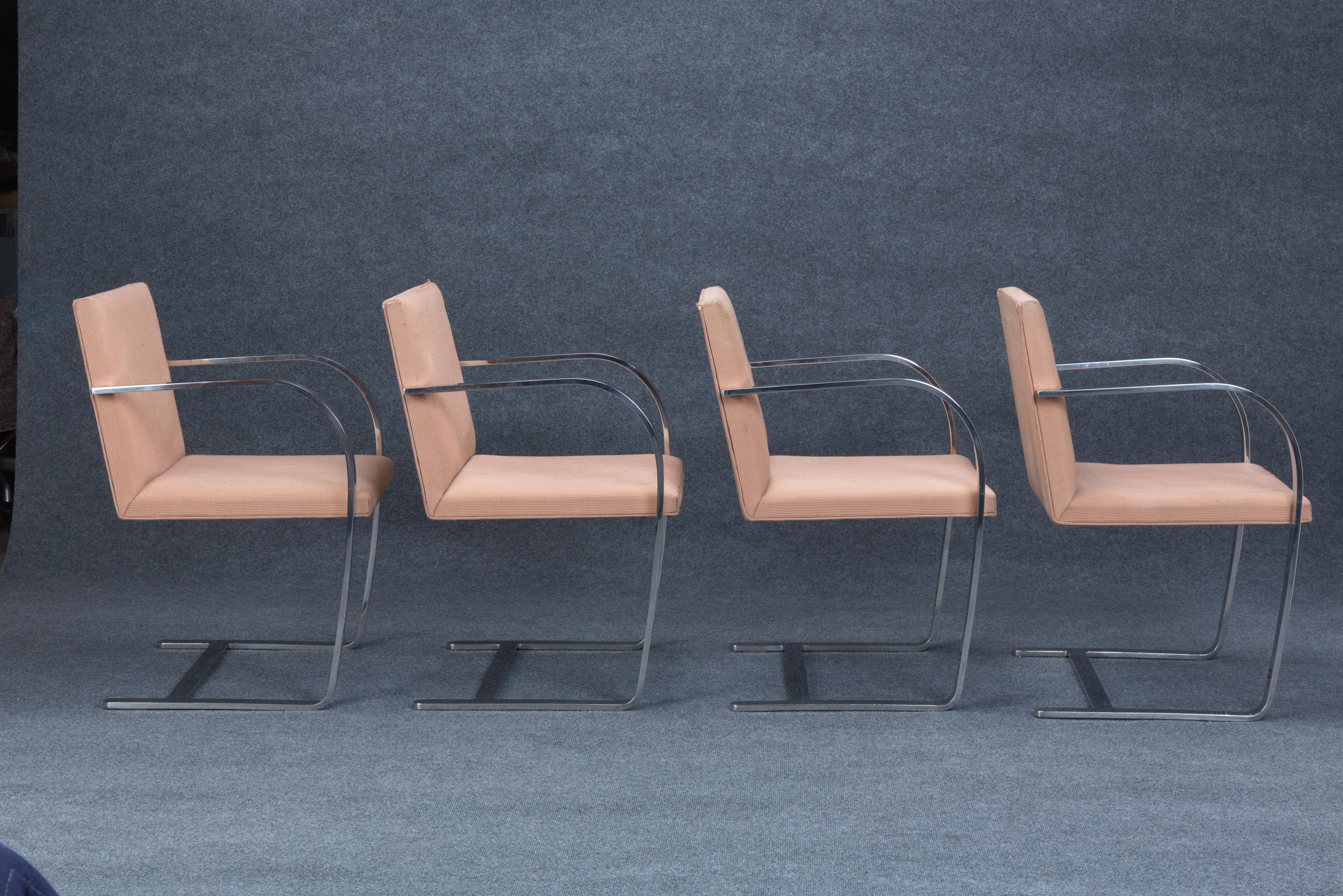 Eight Knoll International Brno Chairs by Mies Van Der Rohe 3