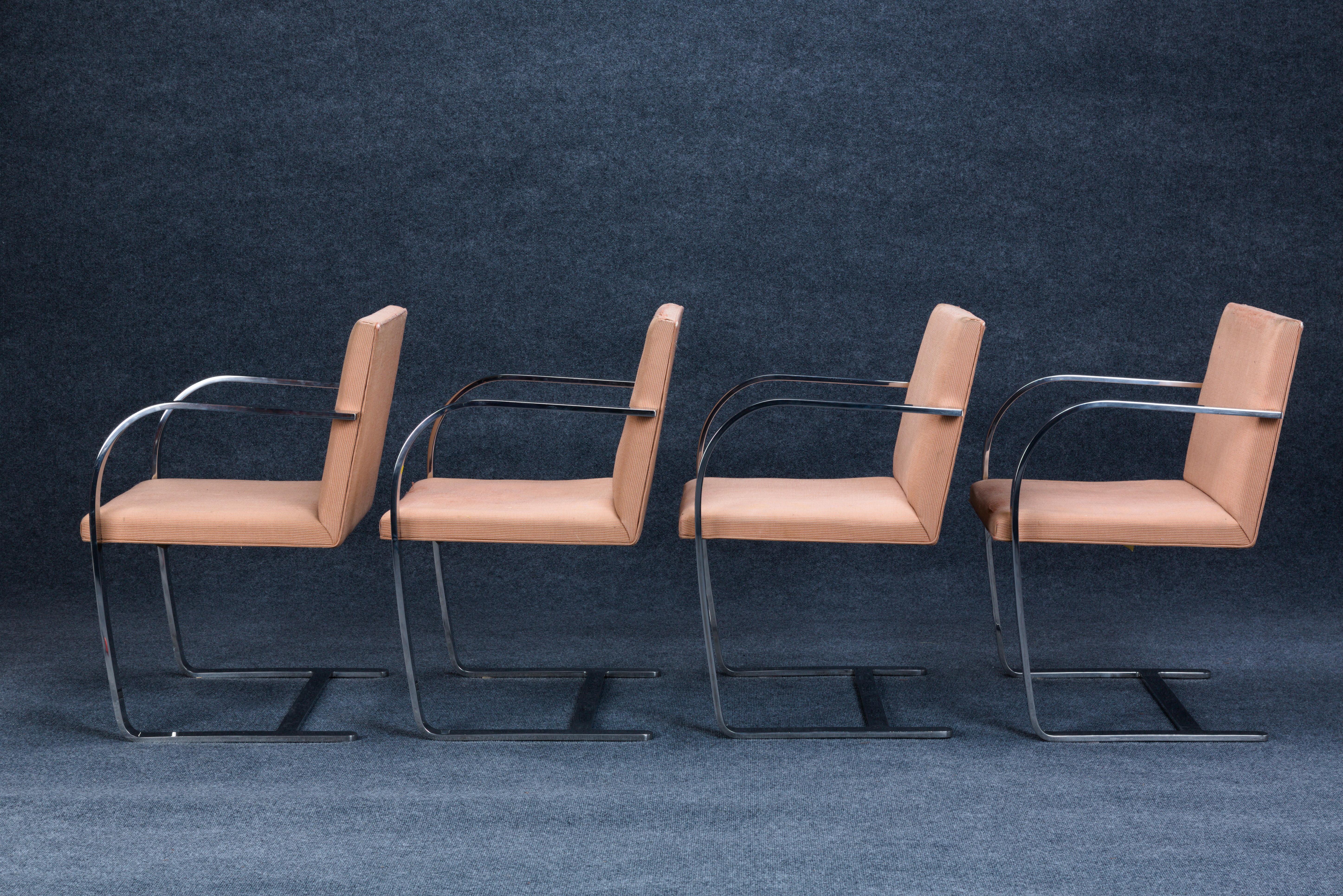 Eight Knoll International Brno Chairs by Mies Van Der Rohe 5