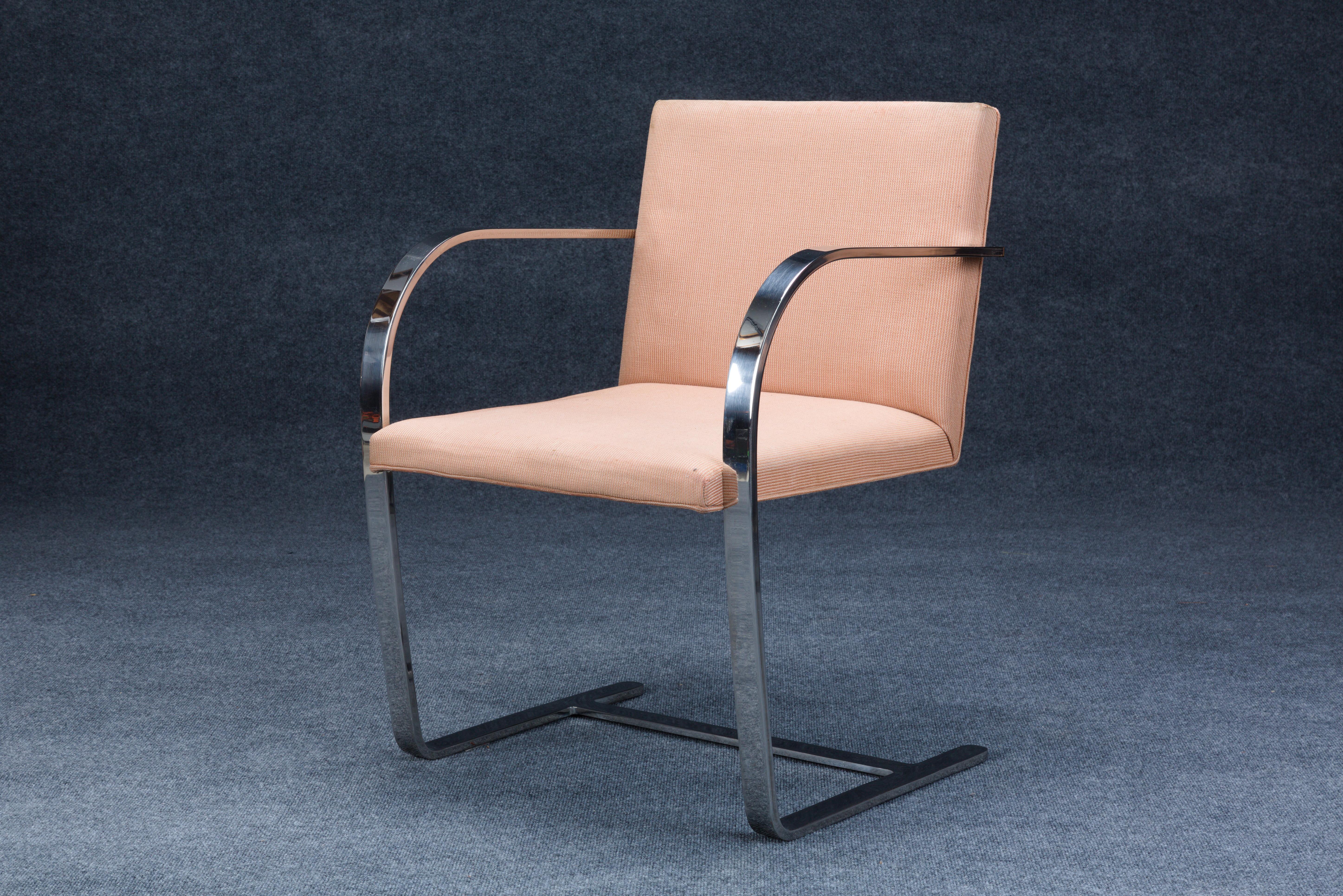 Mid-Century Modern Eight Knoll International Brno Chairs by Mies Van Der Rohe
