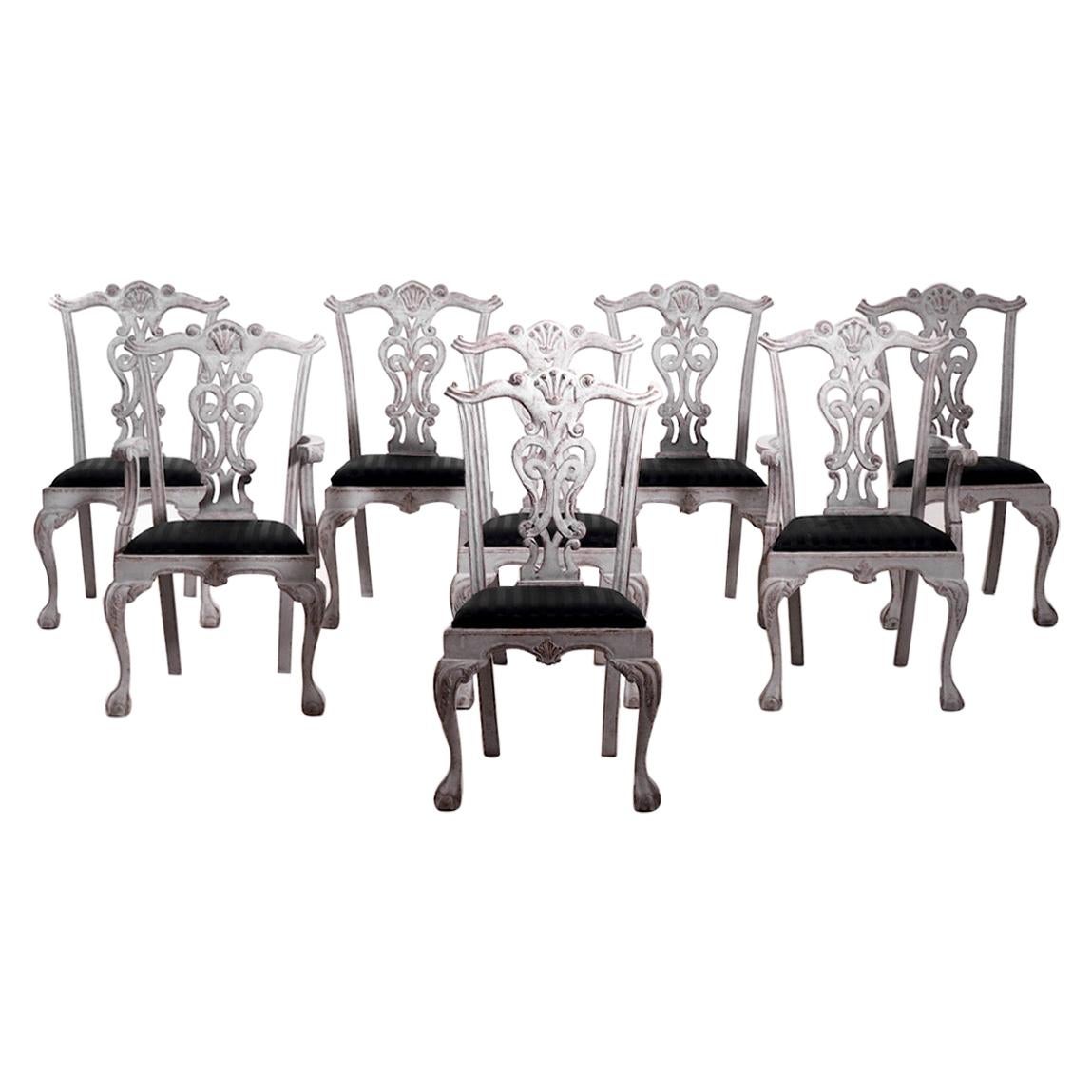 Eight Large Chairs, 20th Century