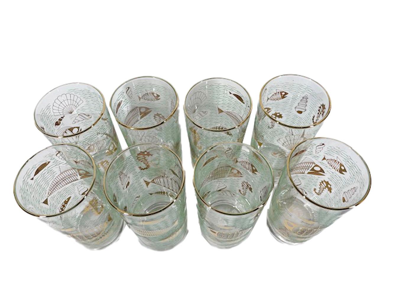 libbey atomic fish glasses