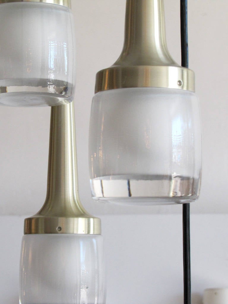 Mid-Century Modern Eight-Light Chandelier by Staff of Germany