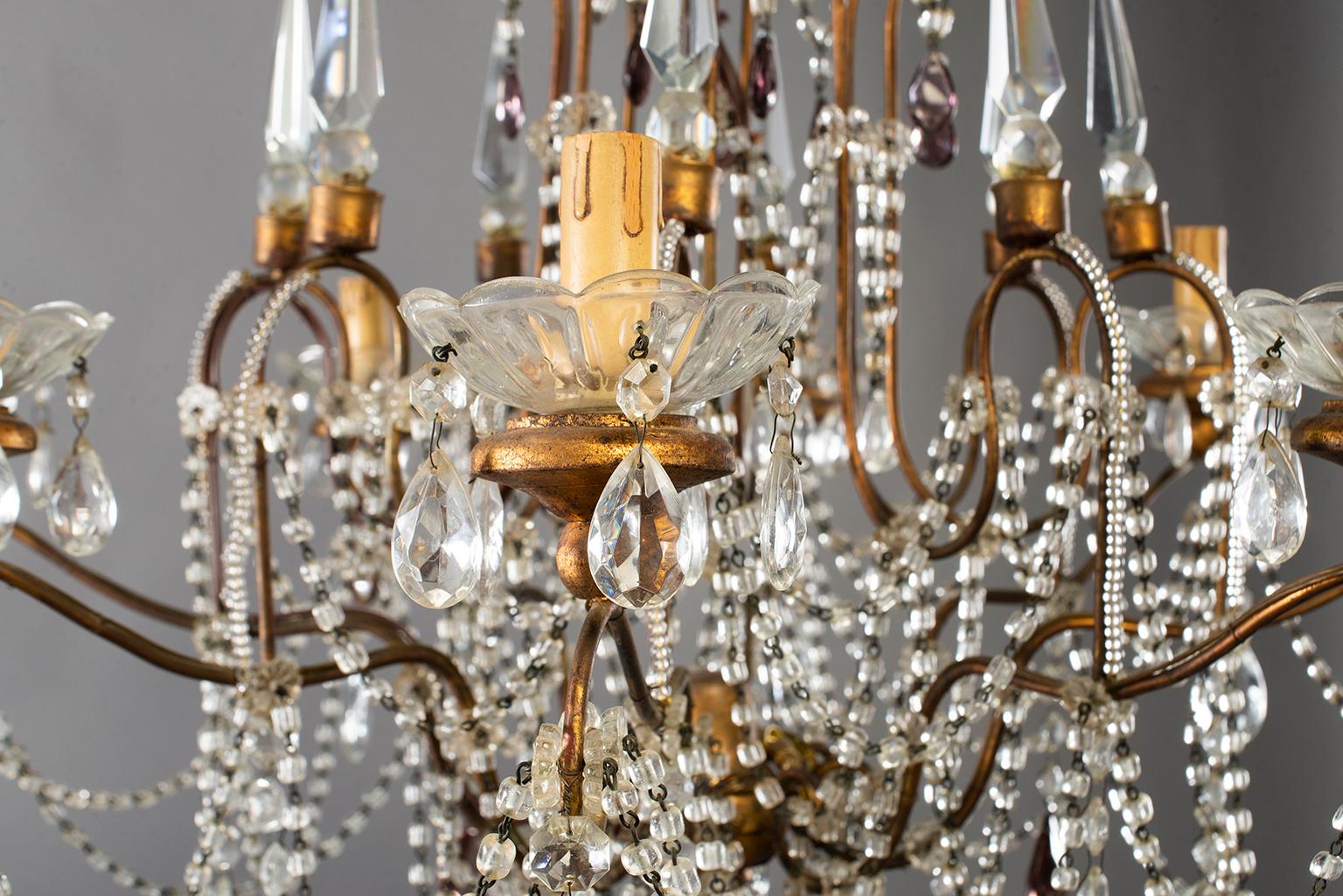 italian crystal chandeliers