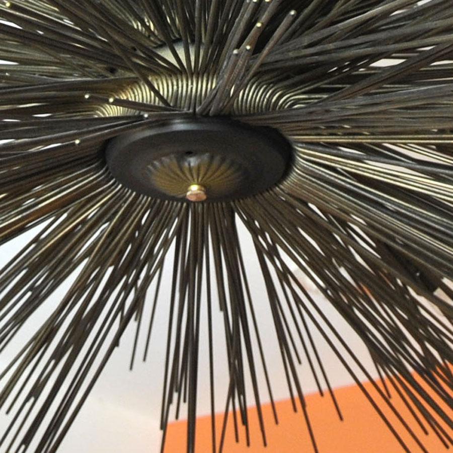 Modern Eight-Light Lumière Chandelier by Jean De Merry Design