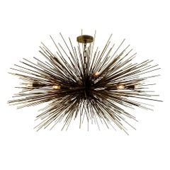 Eight-Light Lumière Chandelier by Jean De Merry Design  