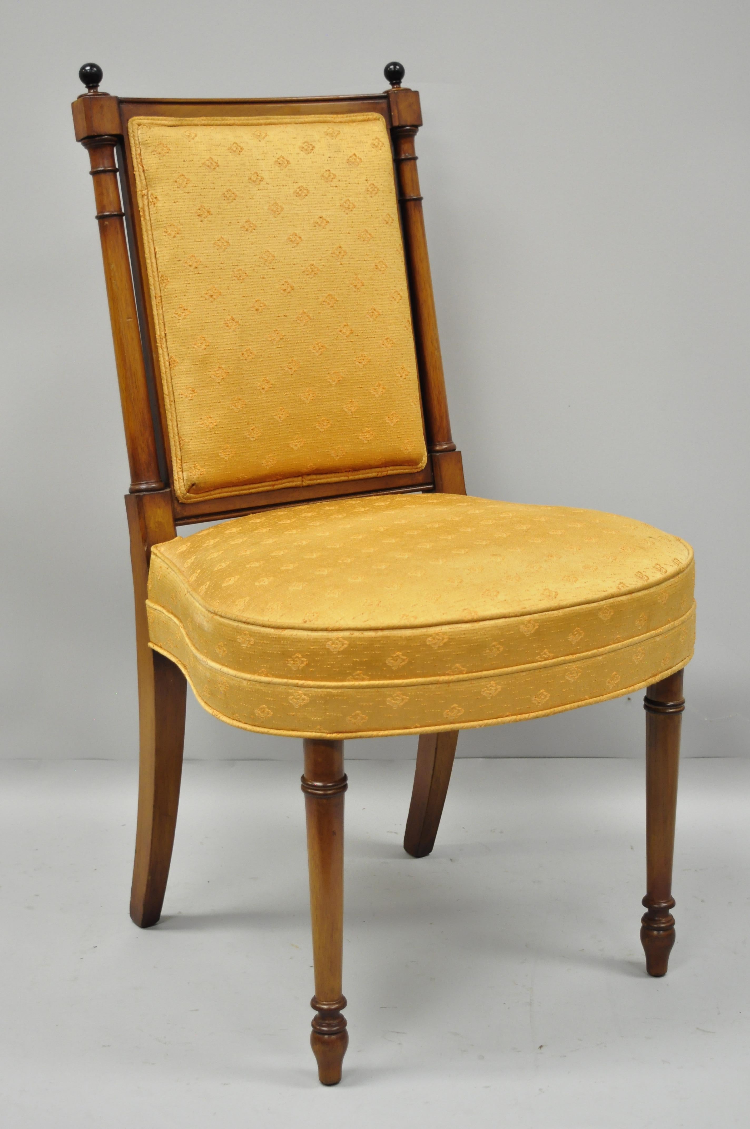 Acht Maslow Freen Empire Directoire-Stil Mahagoni-Esszimmerstühle 8