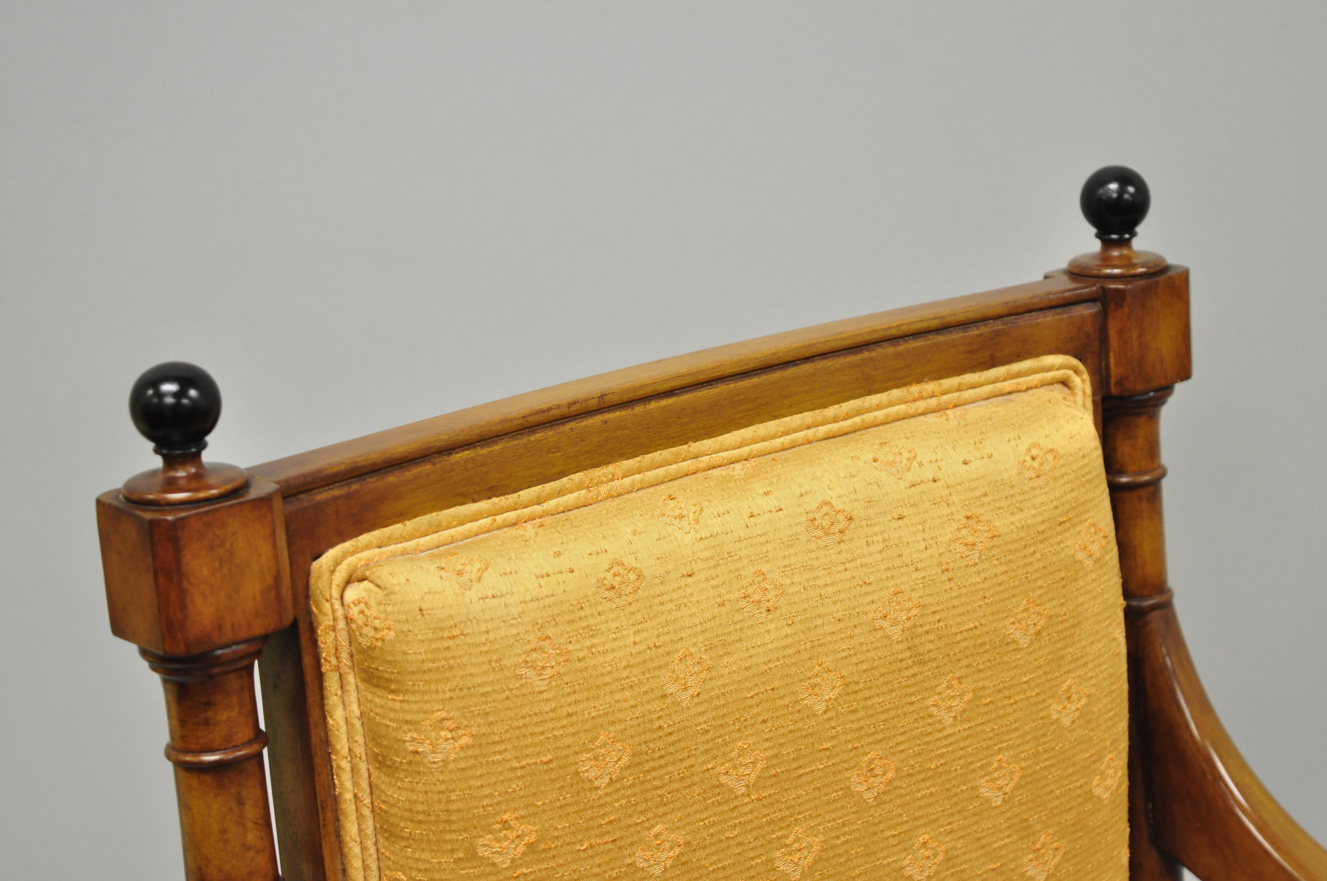 Acht Maslow Freen Empire Directoire-Stil Mahagoni-Esszimmerstühle im Zustand „Gut“ im Angebot in Philadelphia, PA
