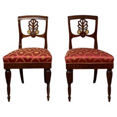 EIGHT MID 19th CENTURY EMPIRE CHAIRS