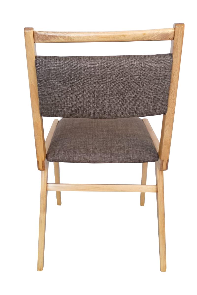 Polish Eight Mid Century JAR Chairs, Brown Wool Millais by Dedar, Poland, Europe 1960s. For Sale