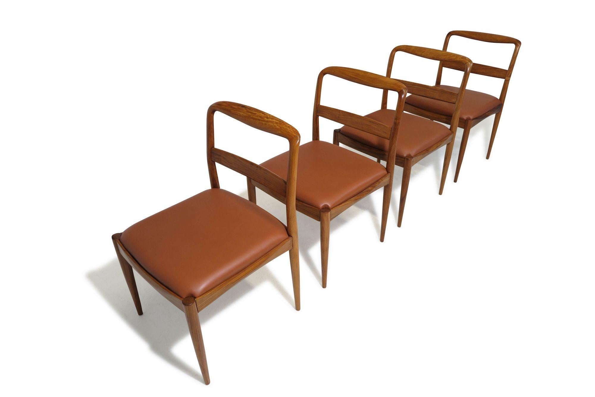 Eight Mid-century Liceu de Artes e Officios Brazilian Modern Dining Chairs For Sale 7