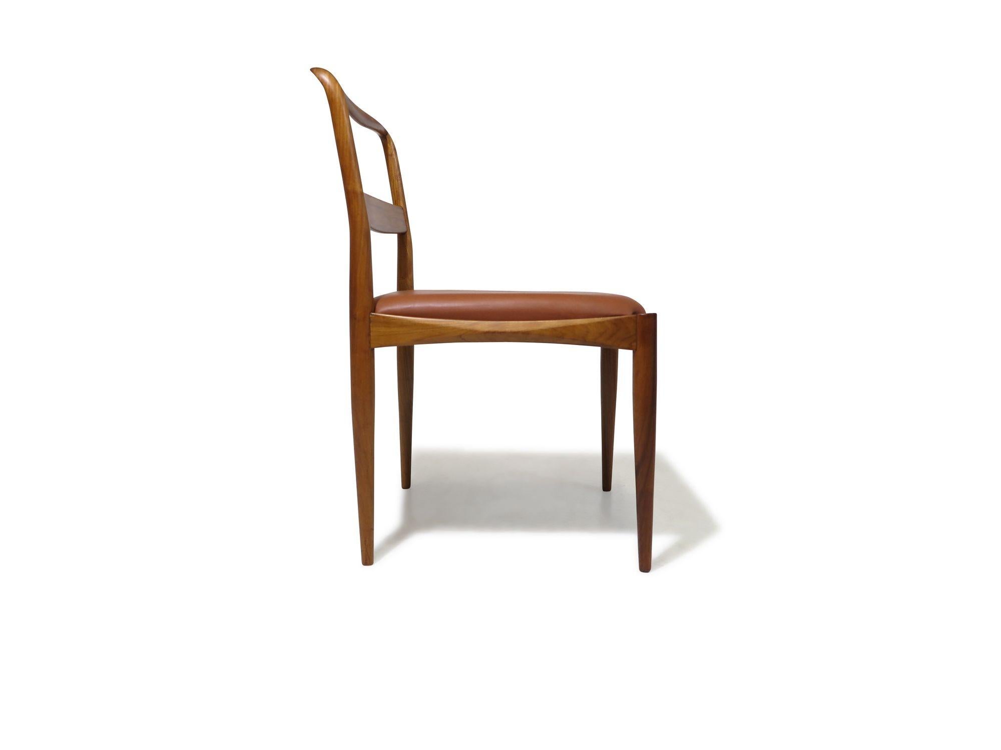20th Century Eight Mid-century Liceu de Artes e Officios Brazilian Modern Dining Chairs For Sale